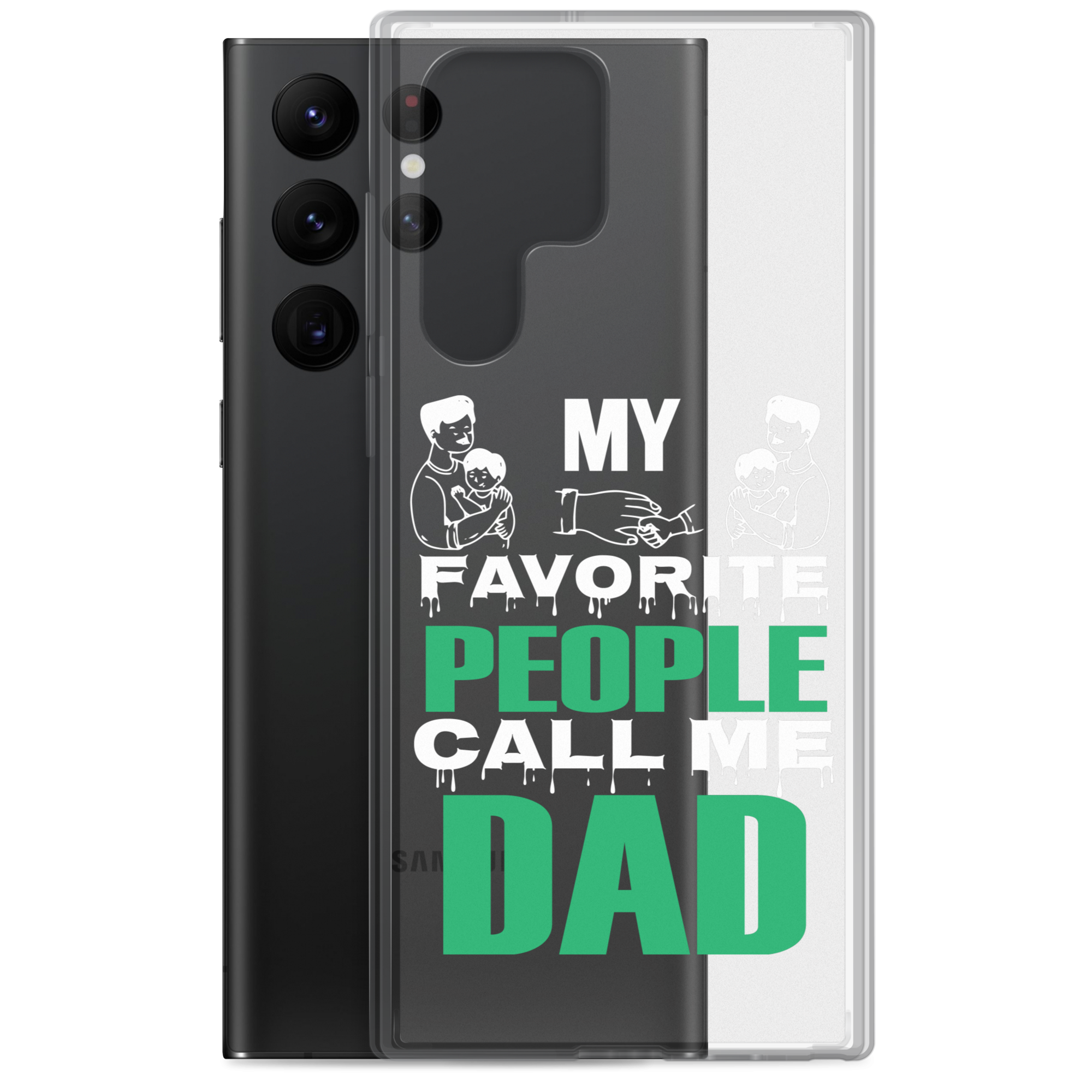 My Favorite People Call Me Dad Clear Case for Samsung®