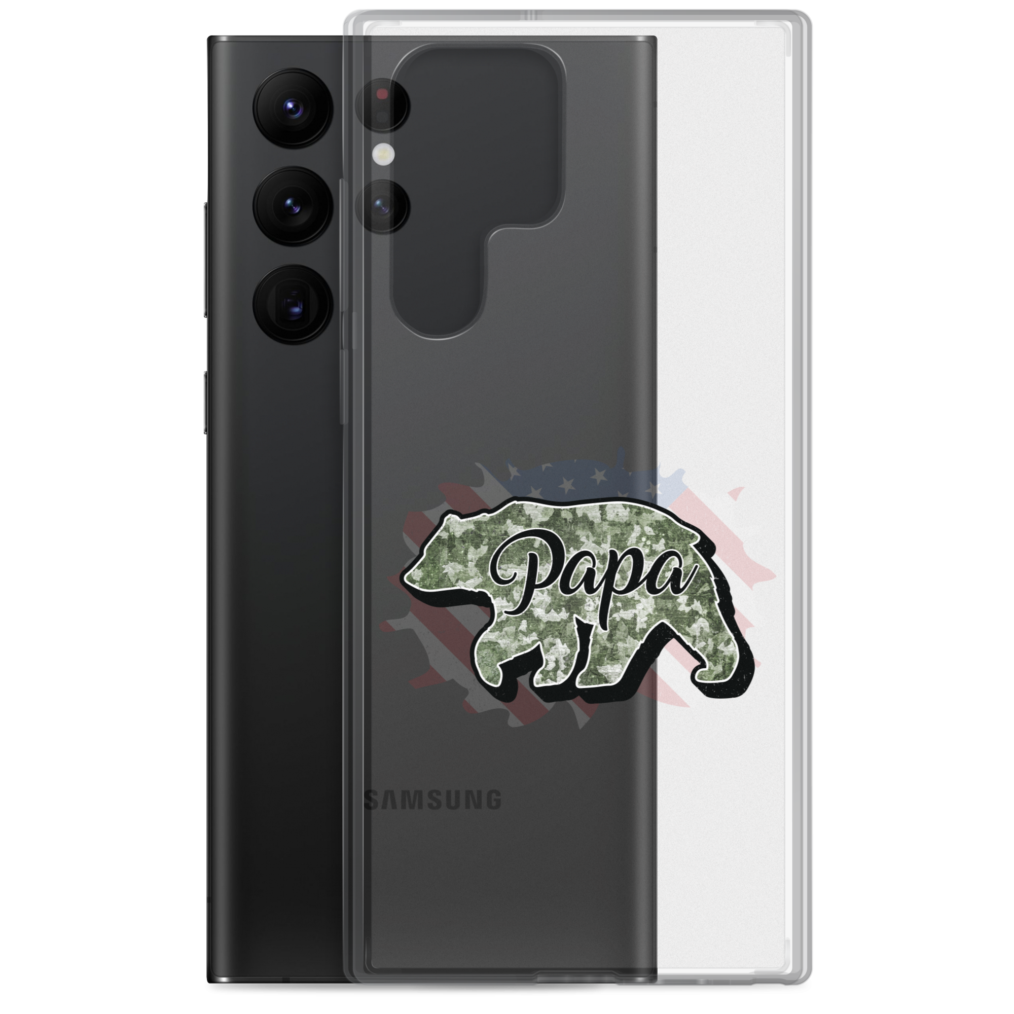 Bear Papa Clear Case for Samsung®