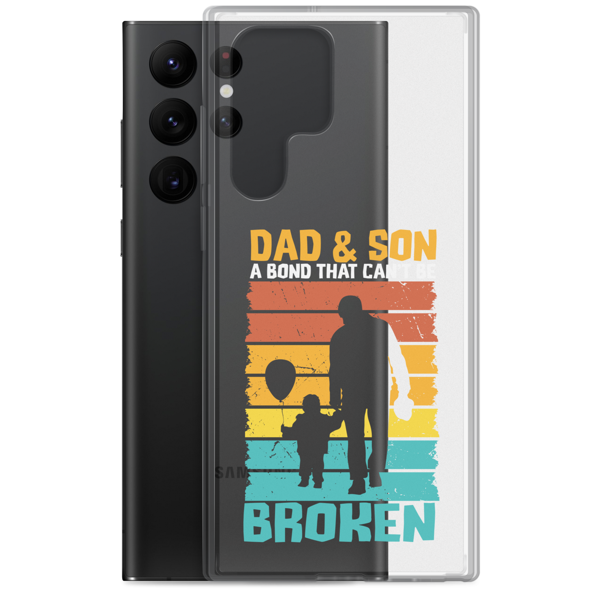 Dad And Son A Bond that can't Be Broken Clear Case for Samsung®