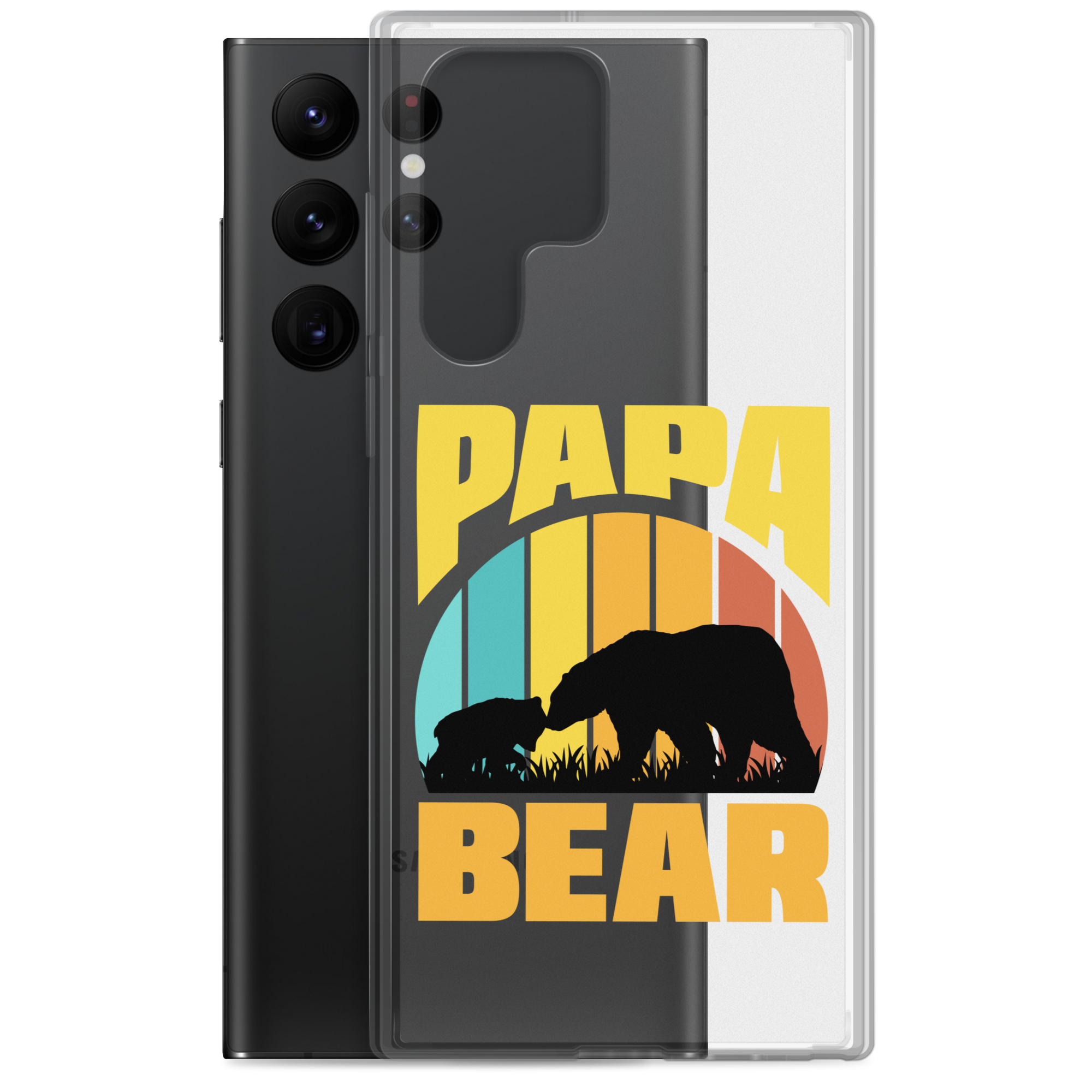 Papa Bear Clear Case for Samsung®