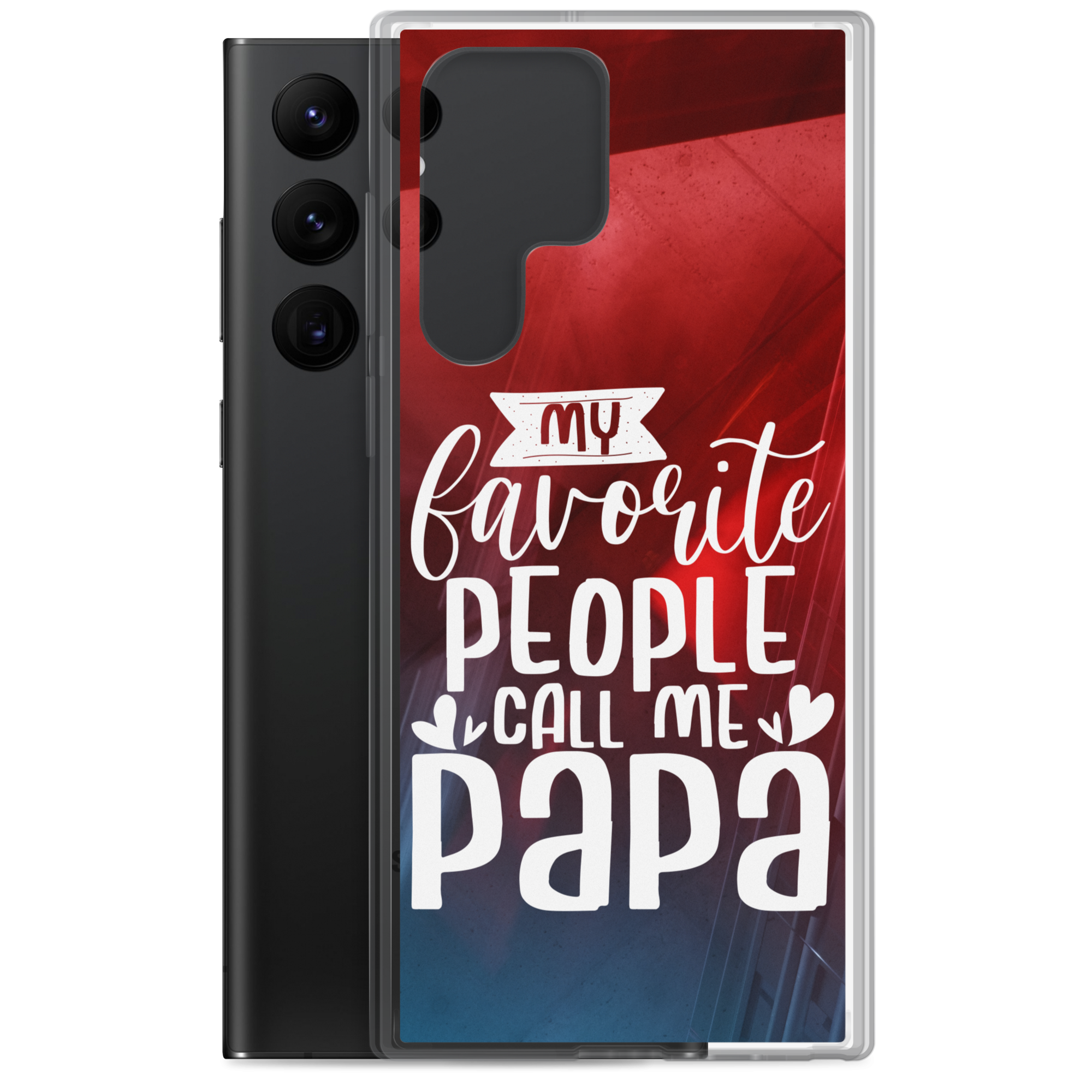 My Favorite People Call Me Papa Clear Case for Samsung®