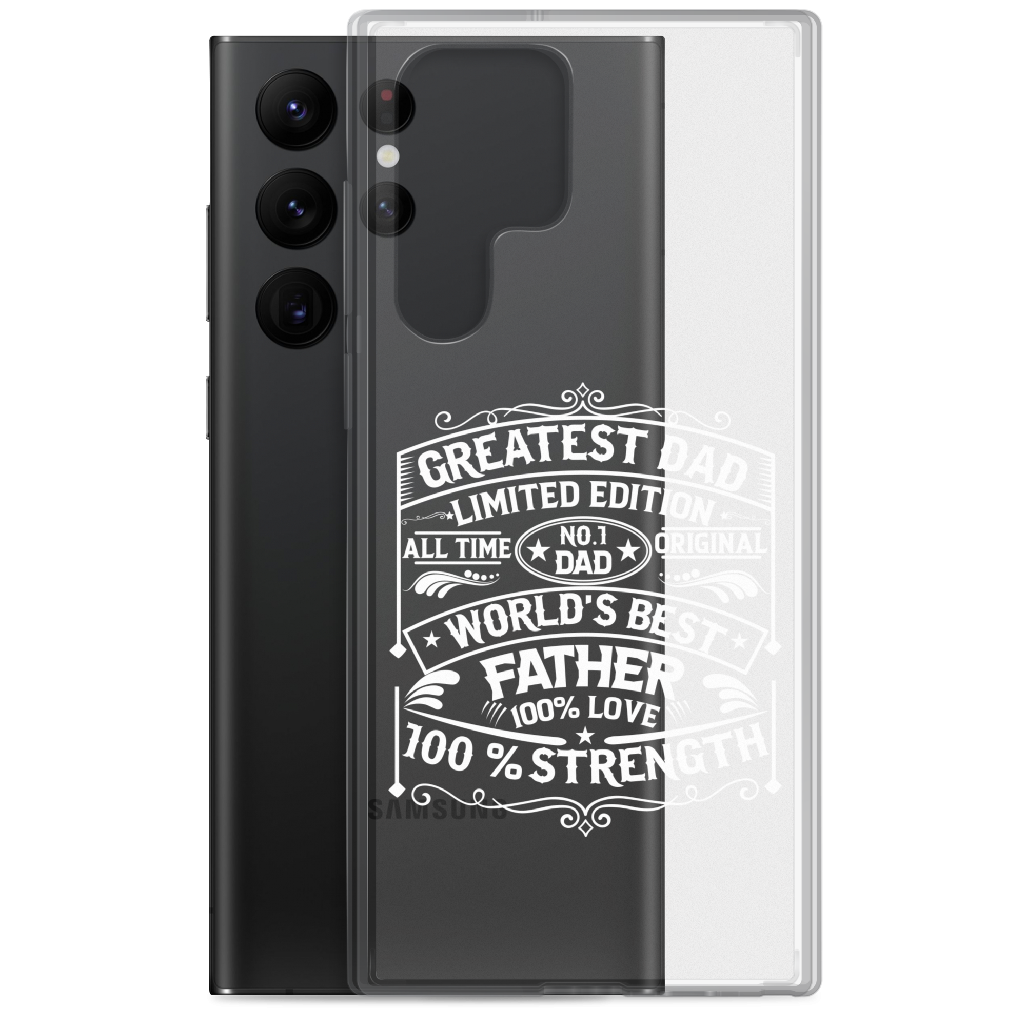 Greatest Dad Limited Edition All Time Clear Case for Samsung®