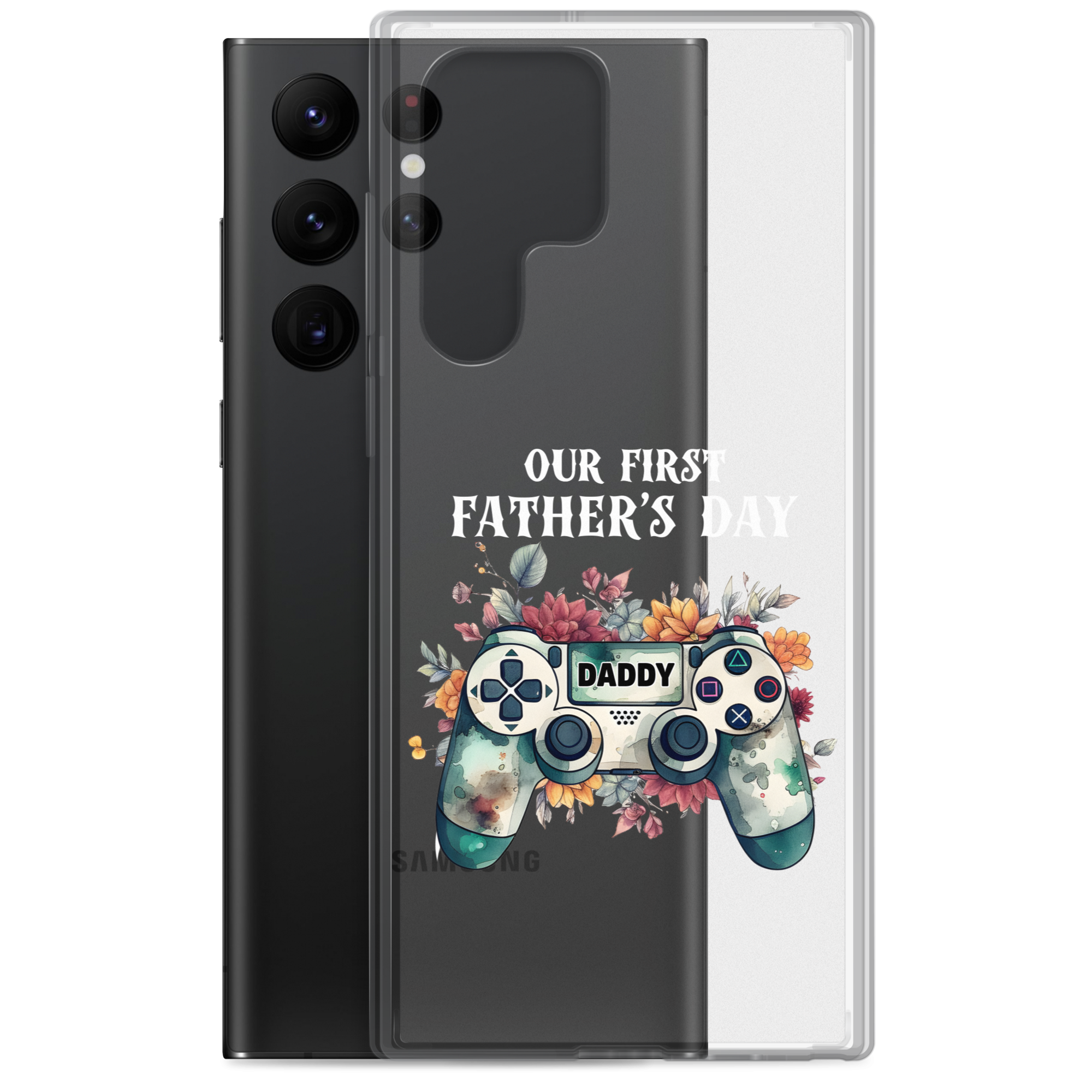 Our First Father's day Clear Case for Samsung®