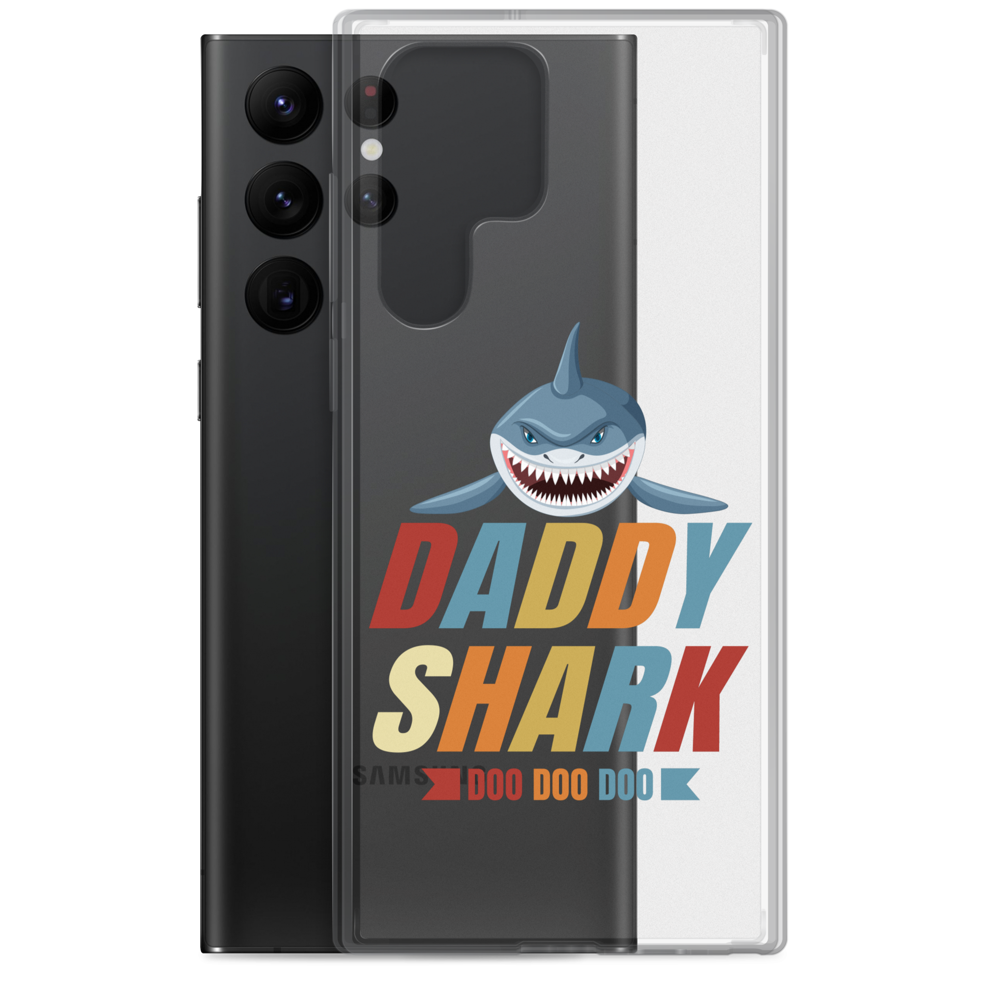 Daddy Shark Doo Doo Doo Clear Case for Samsung®