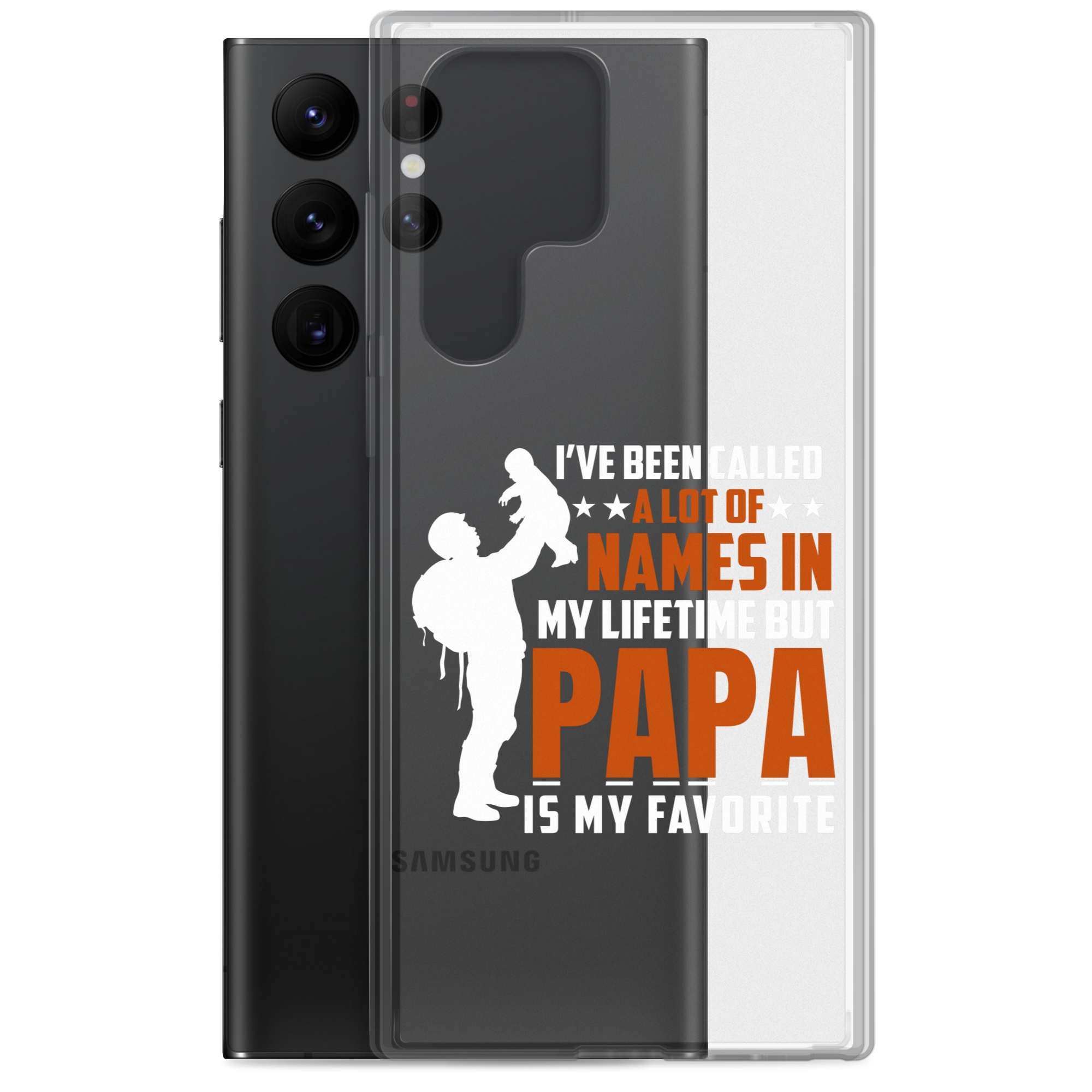 I've Been Called A Lot Of Names In My Lifetime But Papa Is My Favorite Clear Case for Samsung®