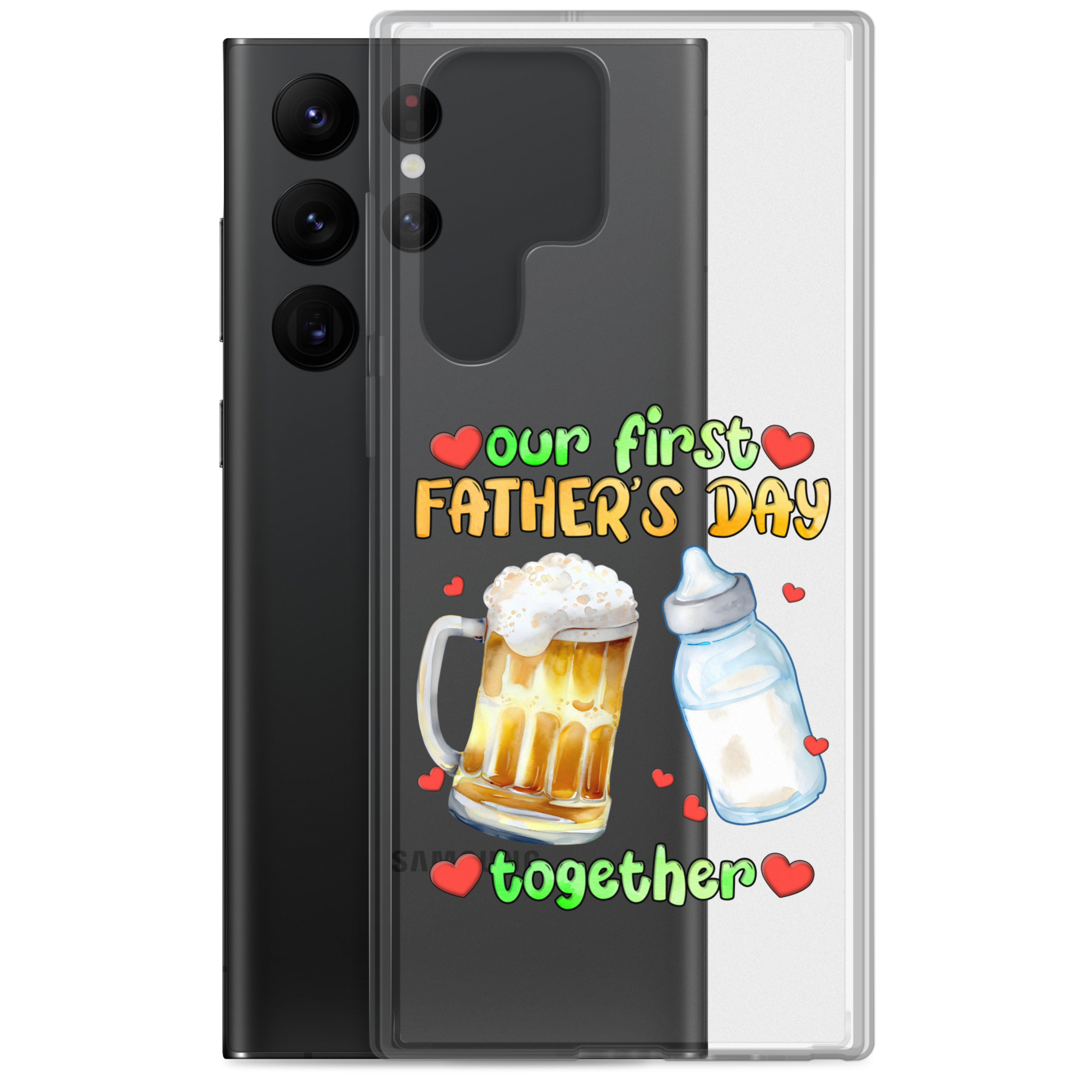 Our First Father's Day Together Clear Case for Samsung®