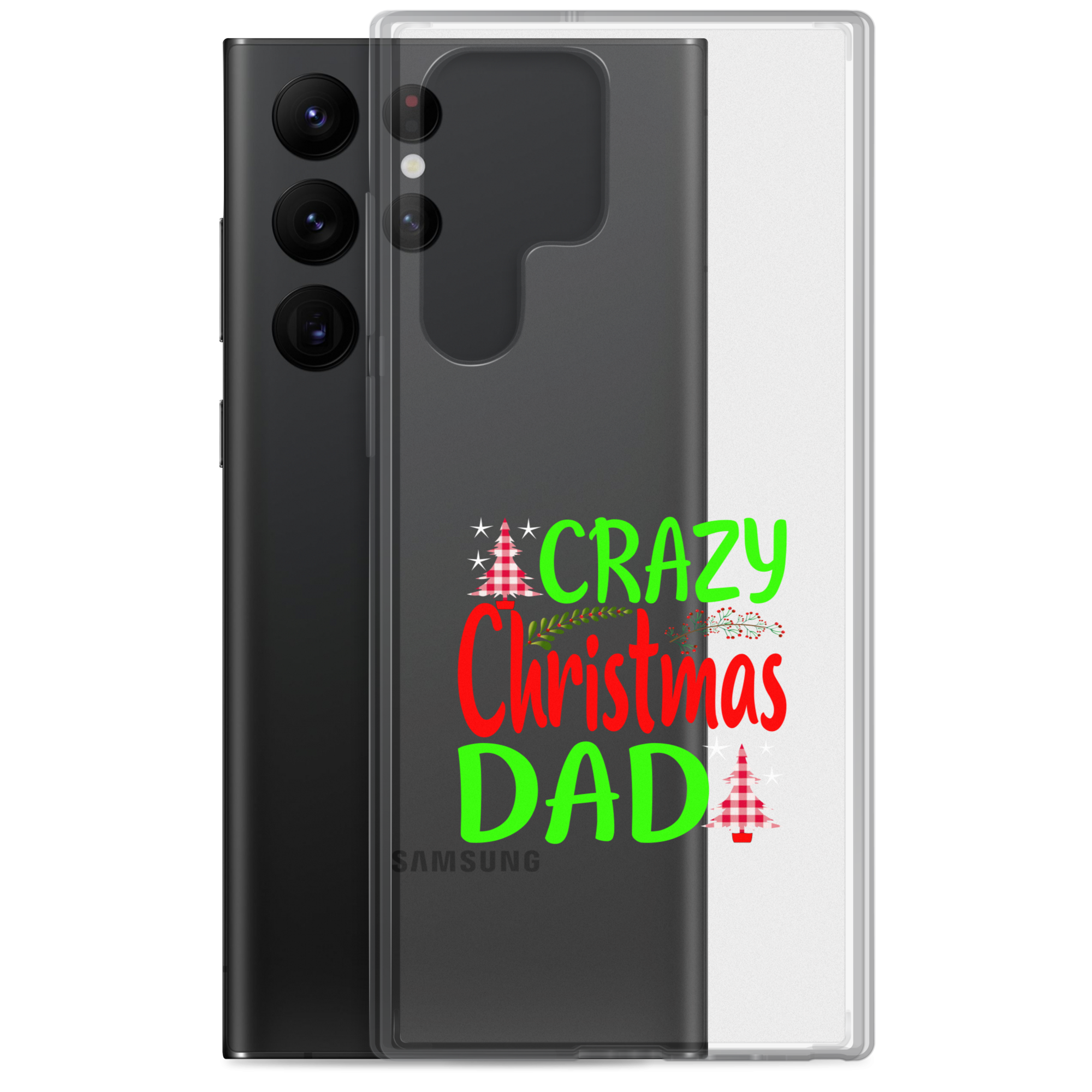 Crazy Christmas Dad Clear Case for Samsung®