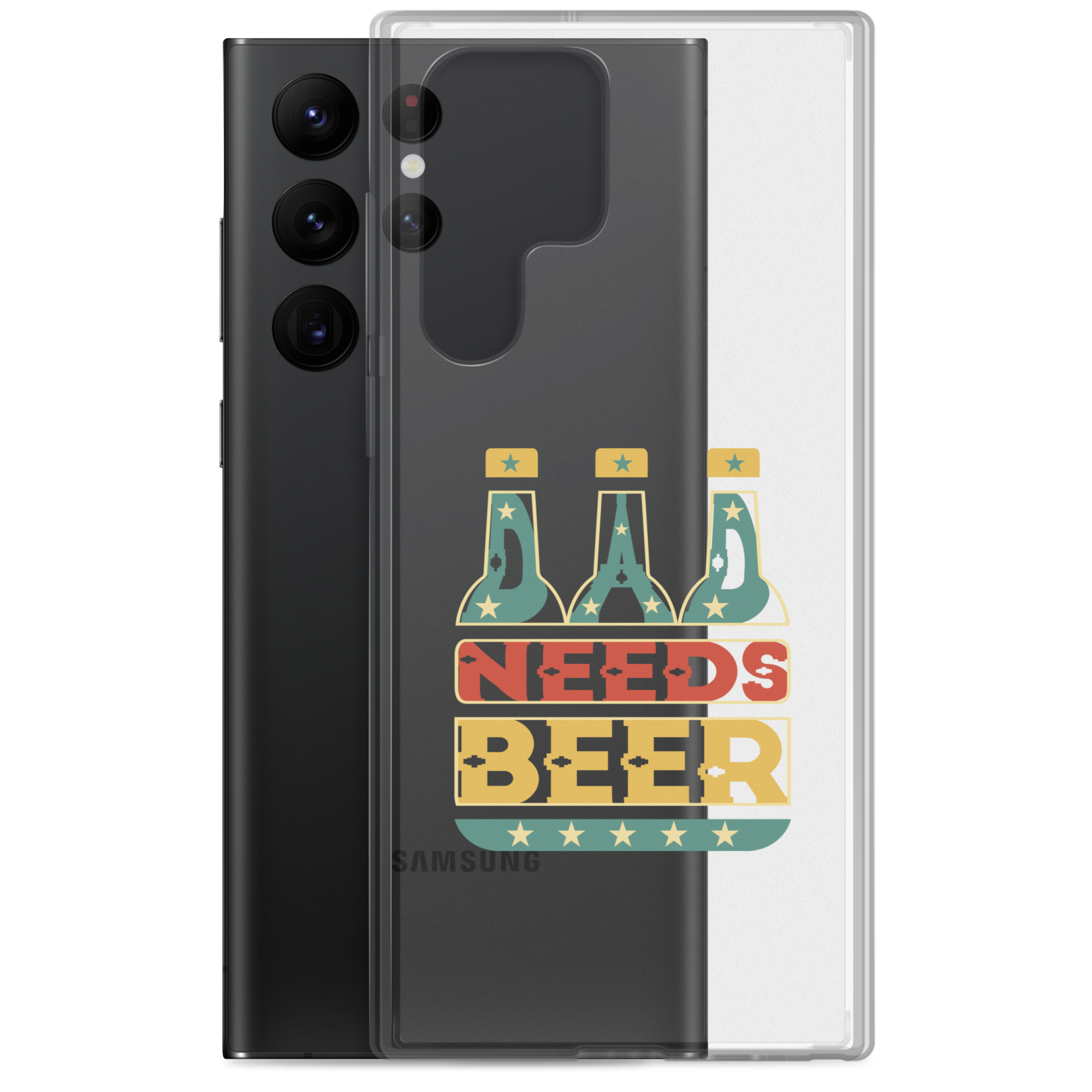 Dad Needs Beer Clear Case for Samsung®