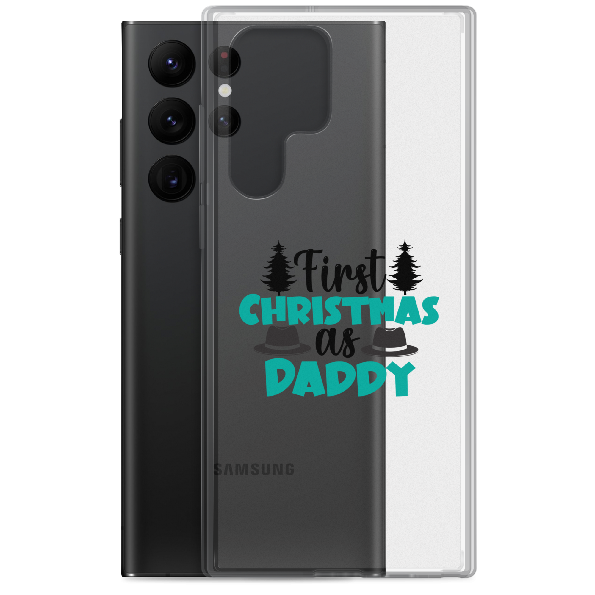 First Christmas As Daddy Clear Case for Samsung®