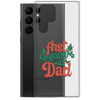 First Christmas As Dad Clear Case for Samsung®