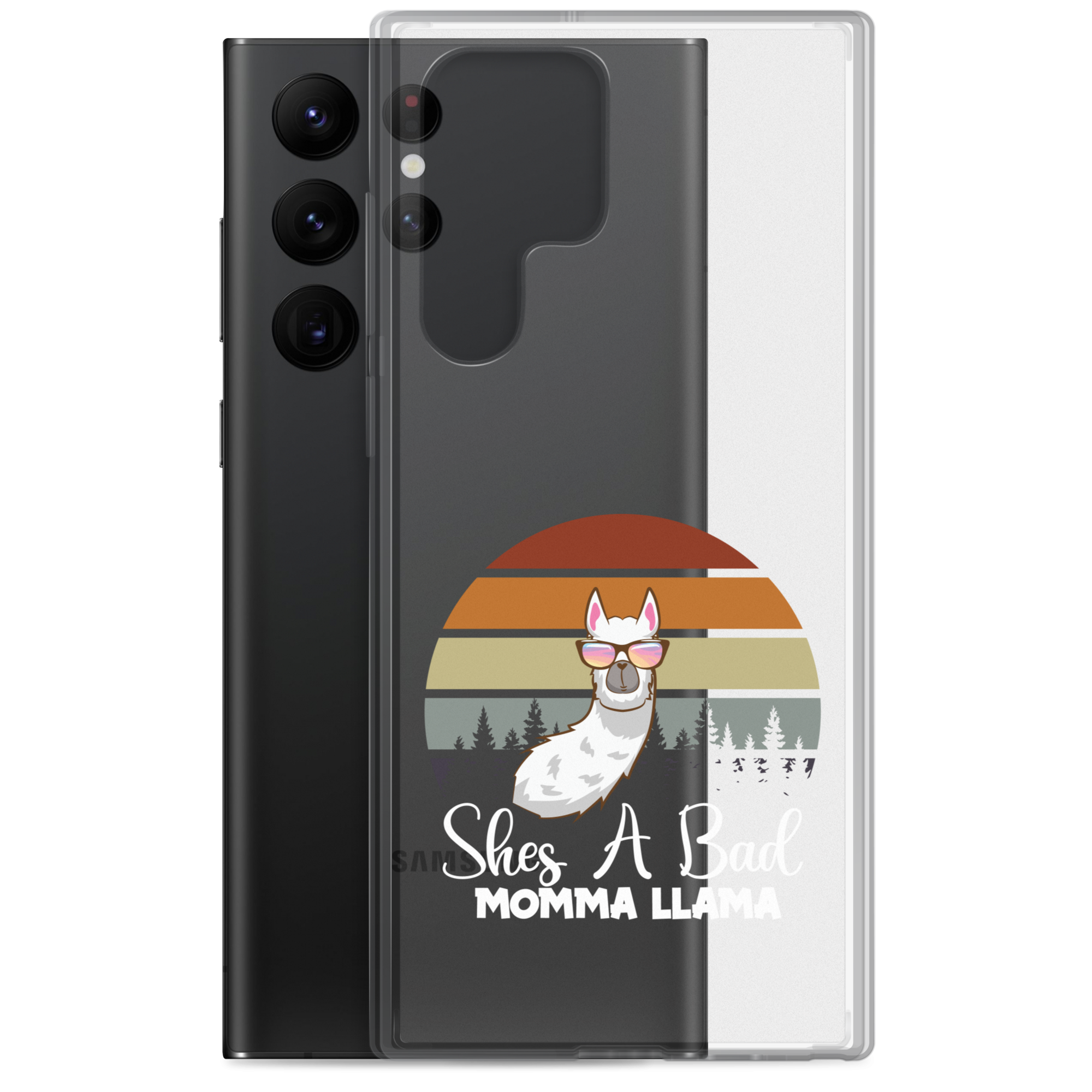 She's A Bad Momma Llama Clear Case for Samsung®