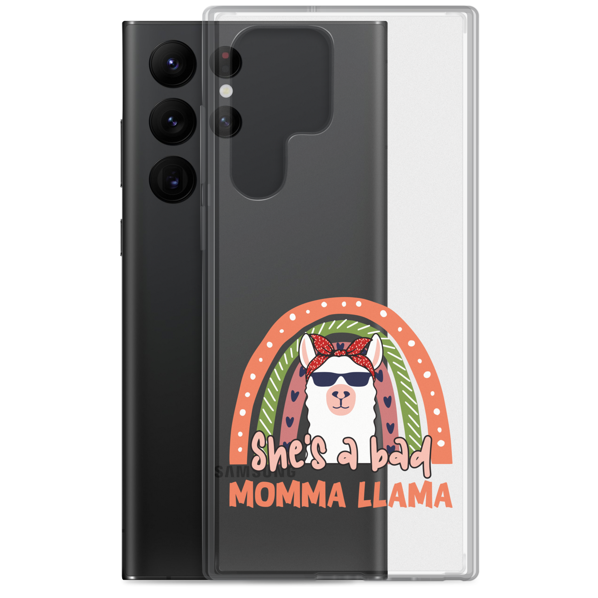 She's A Bad Momma Llama Clear Case for Samsung®