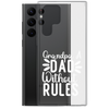 Grandpa A Dad Without Rules Clear Clear Case for Samsung®