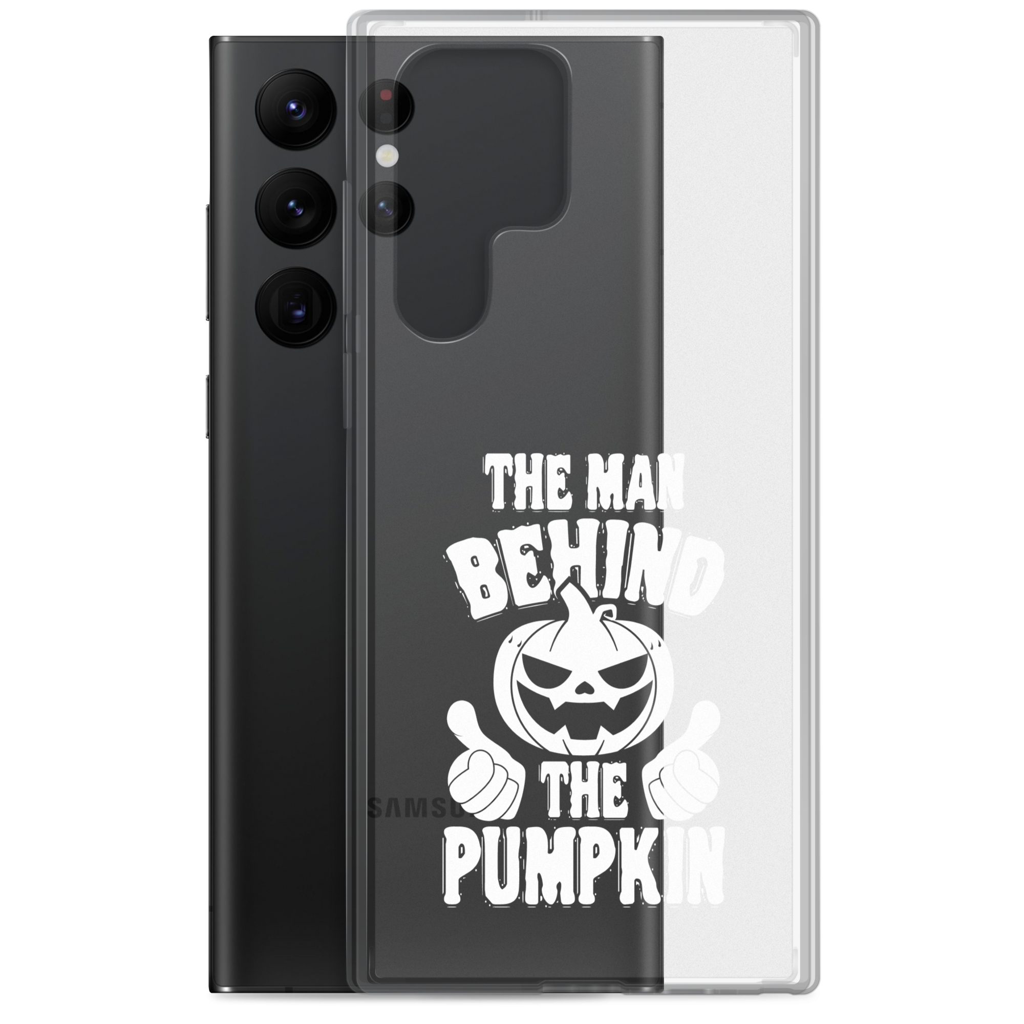 The Man Behind The Pumpkin Clear Case for Samsung®