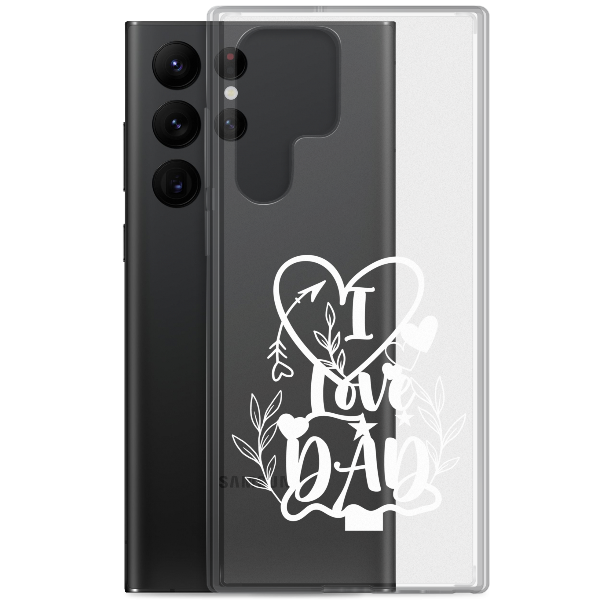 I Love Dad Clear Case for Samsung®