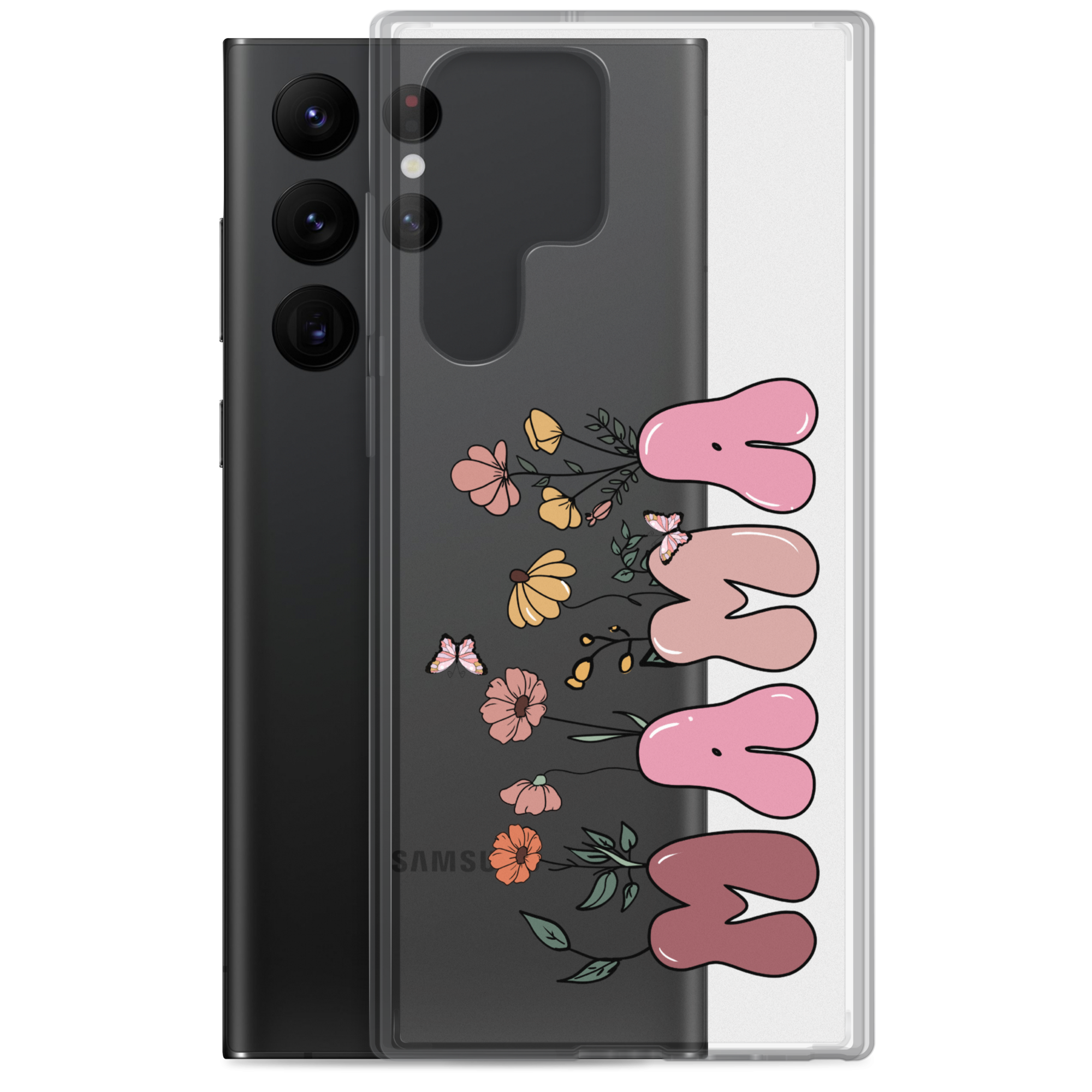 Floral Mama Clear Case for Samsung®