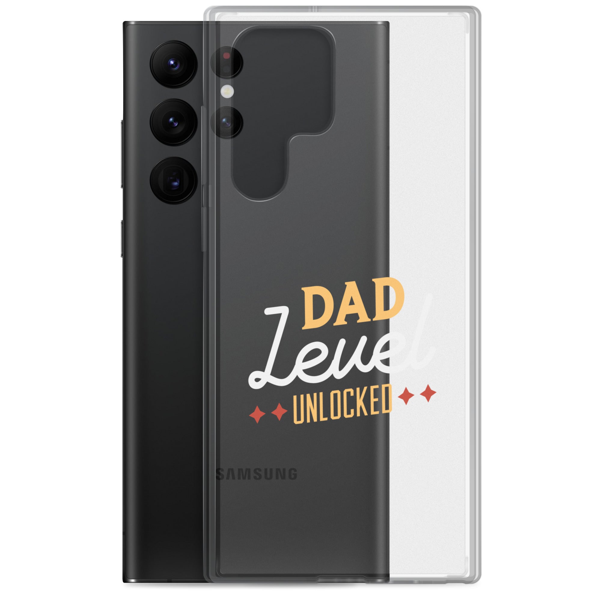 Dad Level Unlocked Clear Case for Samsung®