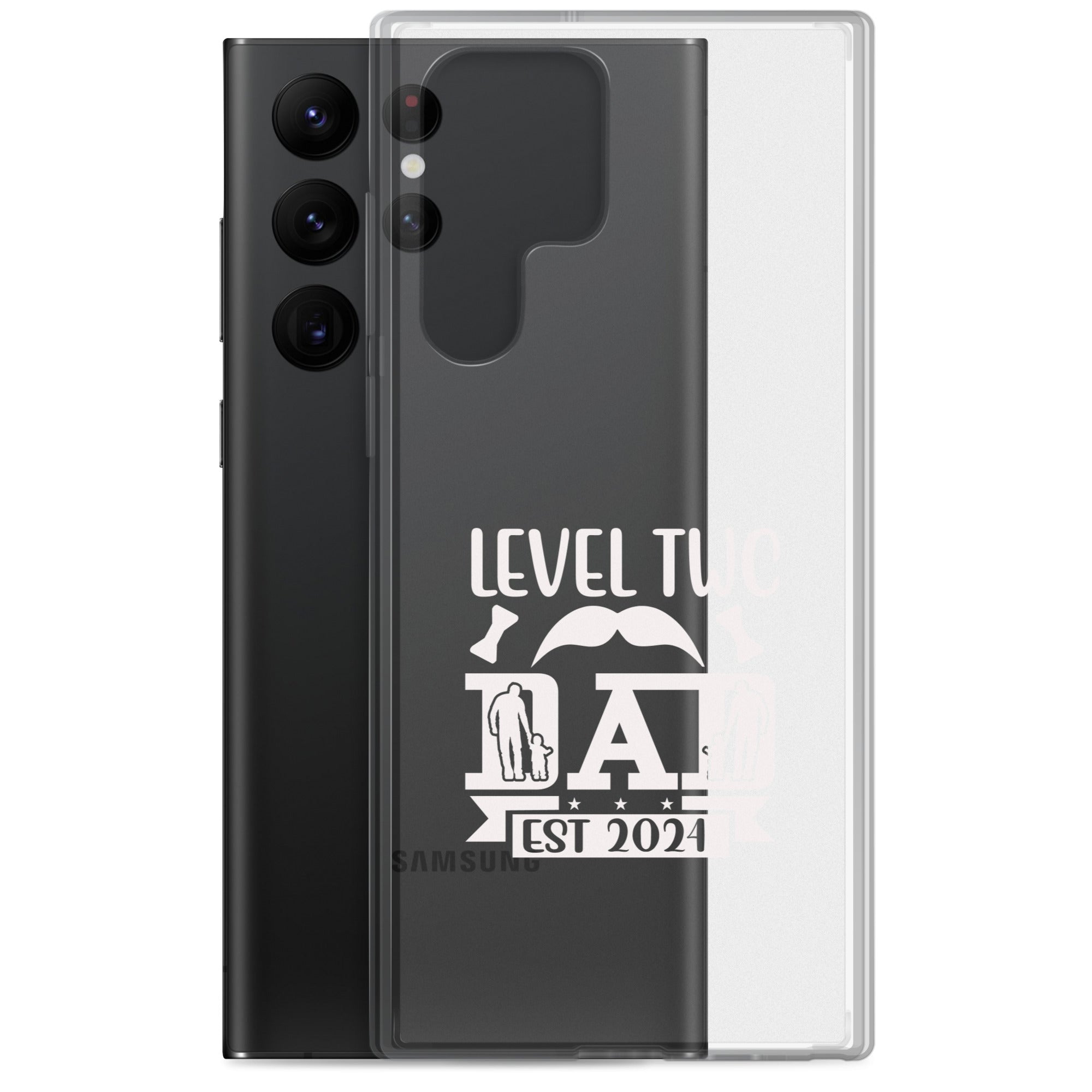 Level Two Dad Est. 2024 Clear Case for Samsung®