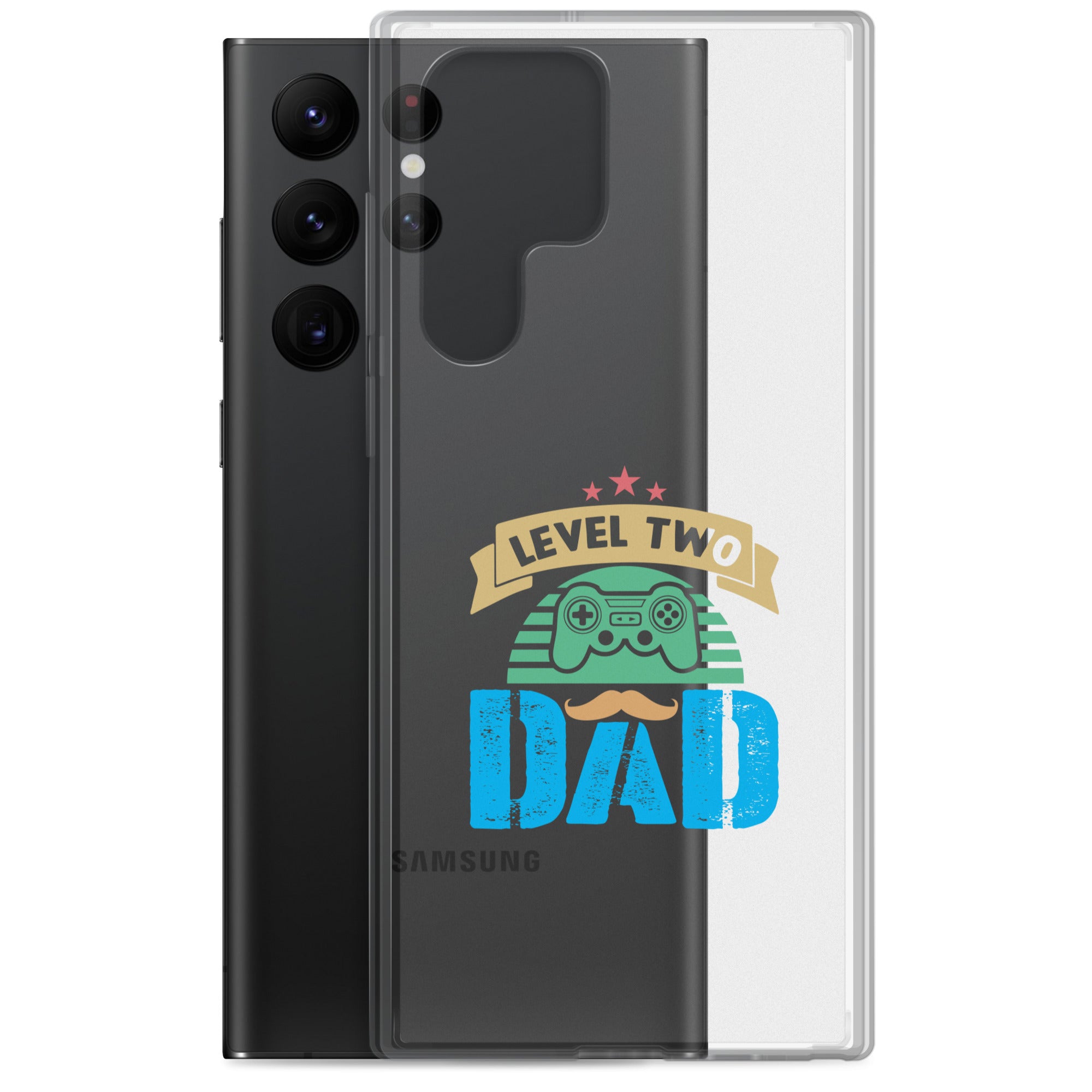 Level Two Dad Clear Case for Samsung®