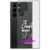 Just Want to Tell You A Secret I'm Pregnant Clear Case for Samsung®