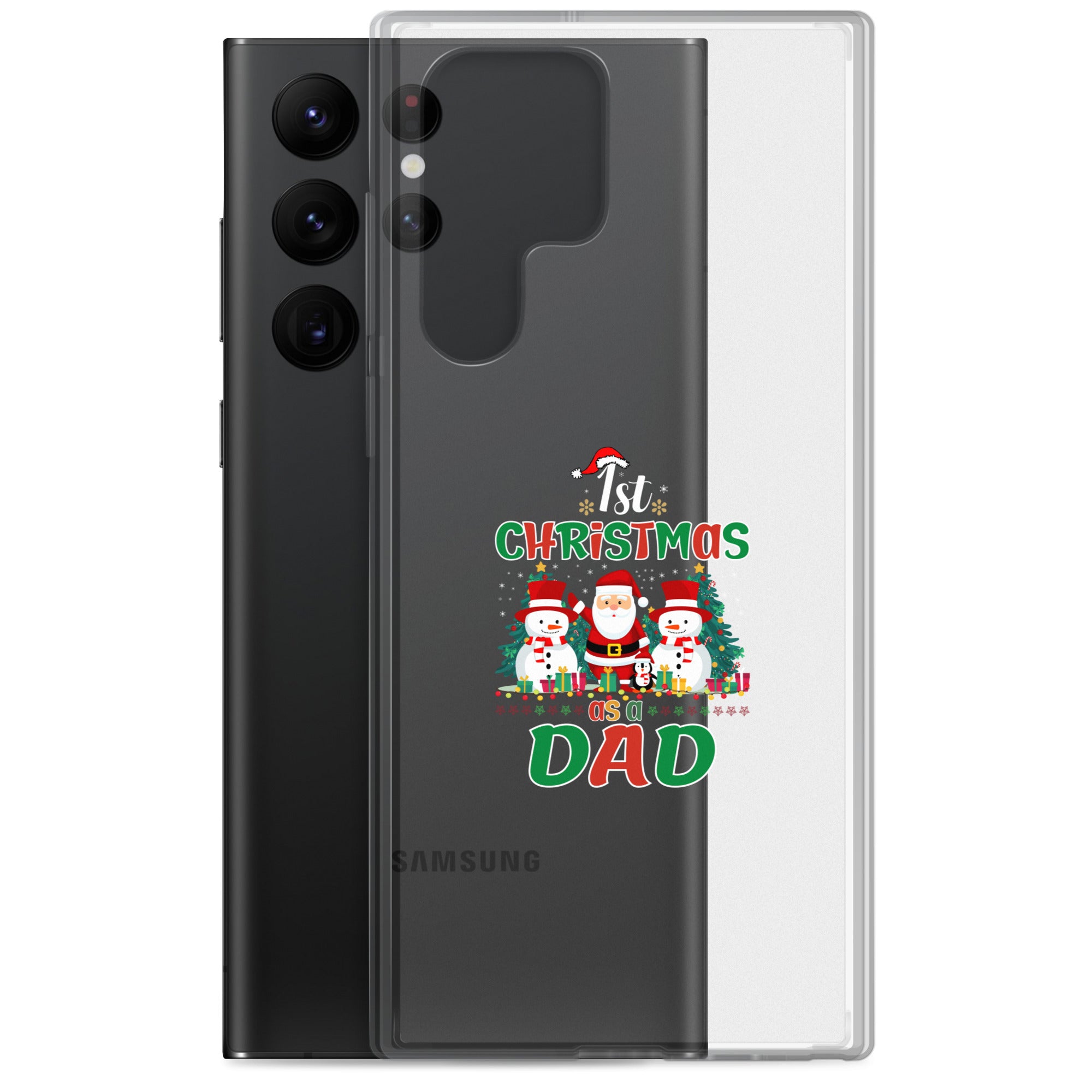 1st Christmas Dad Clear Case for Samsung®