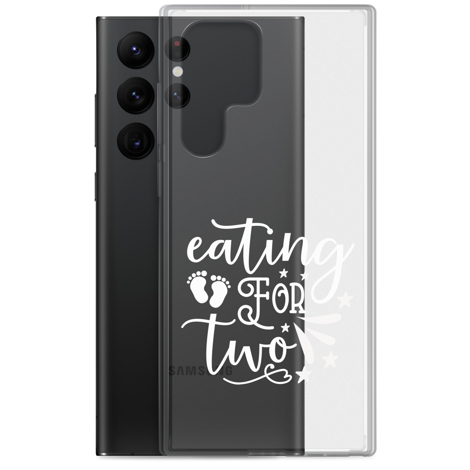 I'm Eating for Two Clear Case for Samsung®