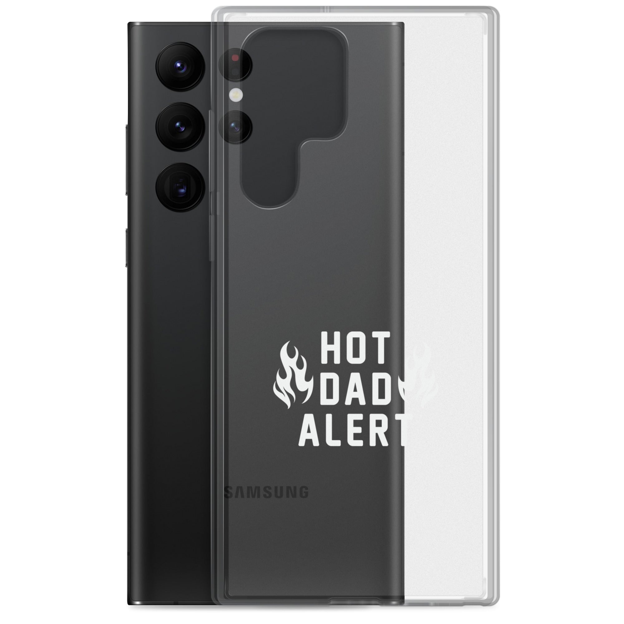 Hot Dad Alert Clear Case for Samsung®