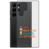 Papa, Bald Head, Bearded, Tattooed Clear Case for Samsung®