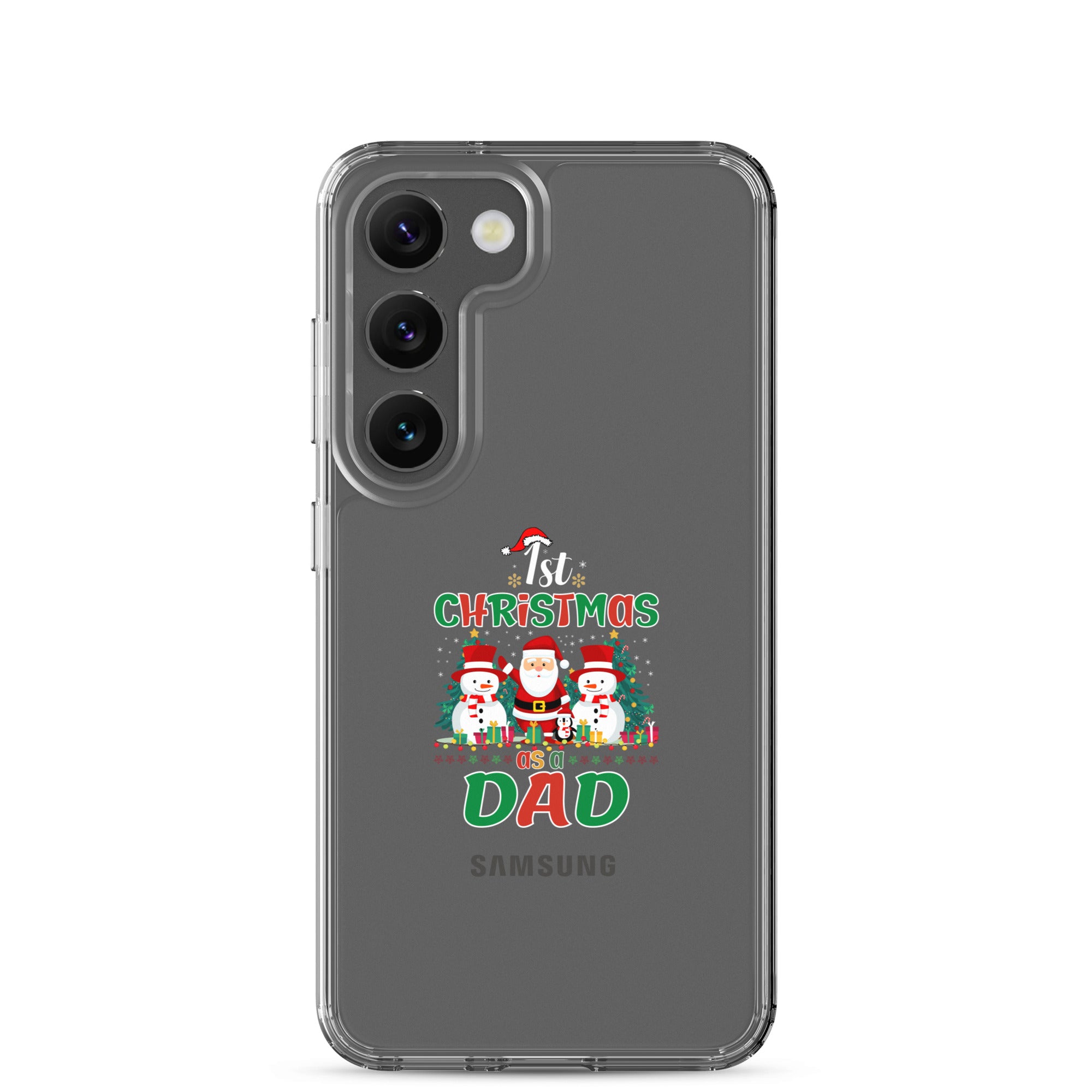 1st Christmas Dad Clear Case for Samsung®