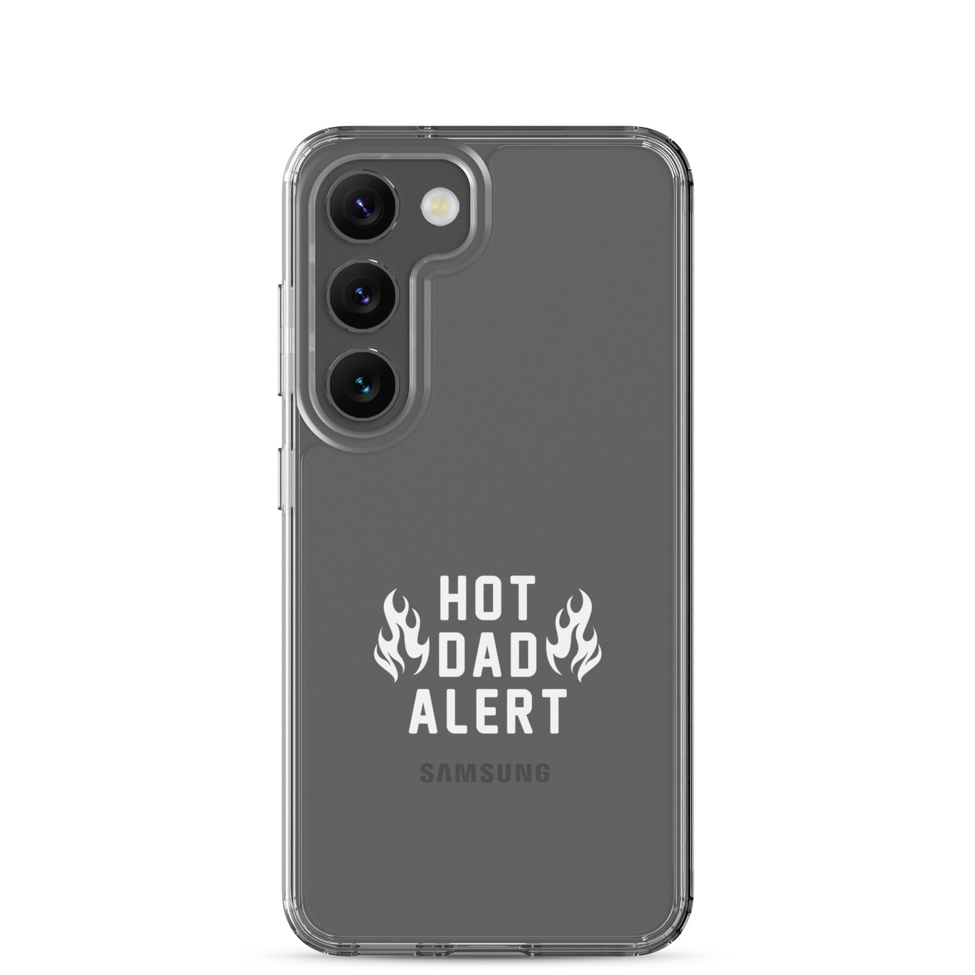 Hot Dad Alert Clear Case for Samsung®