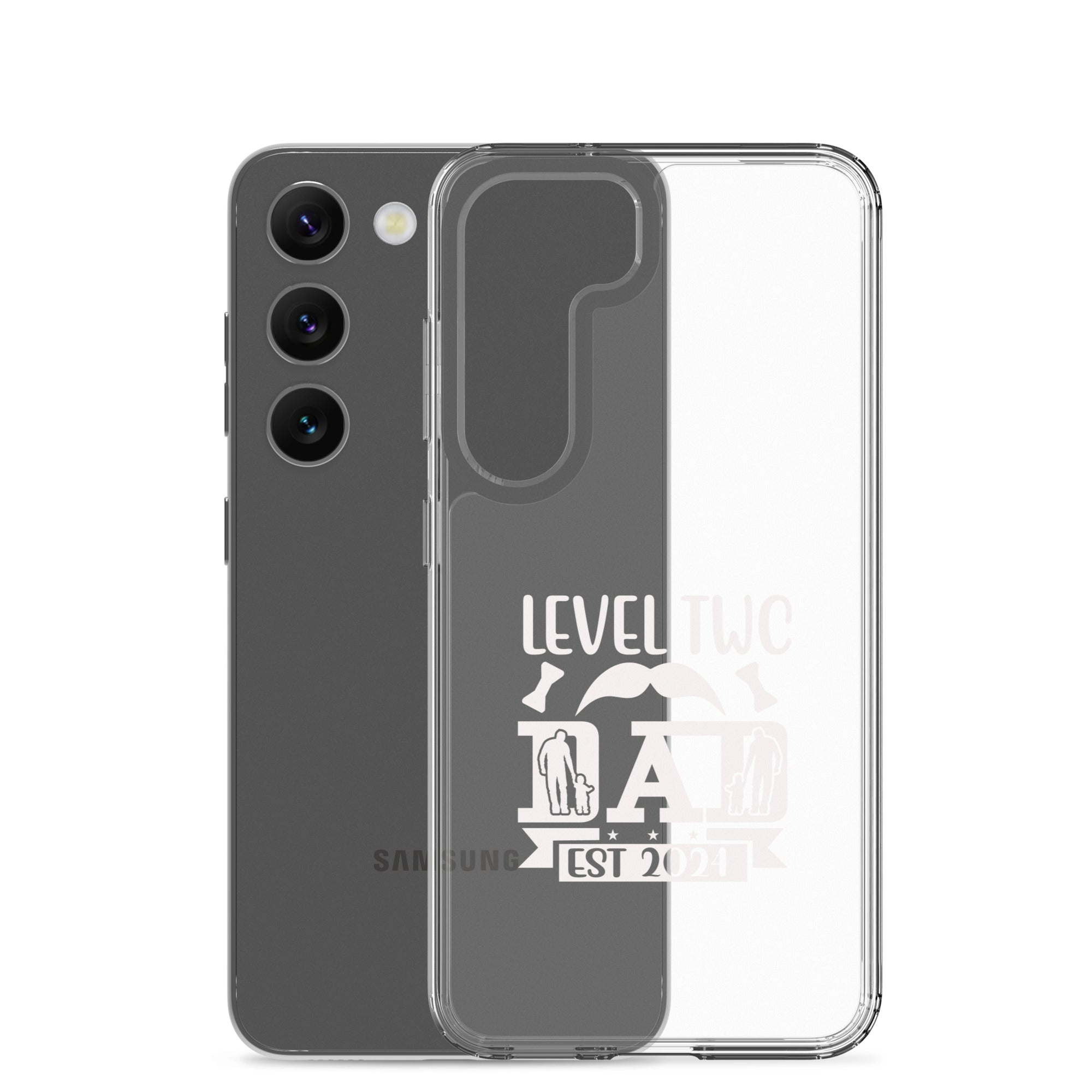 Level Two Dad Est. 2024 Clear Case for Samsung®