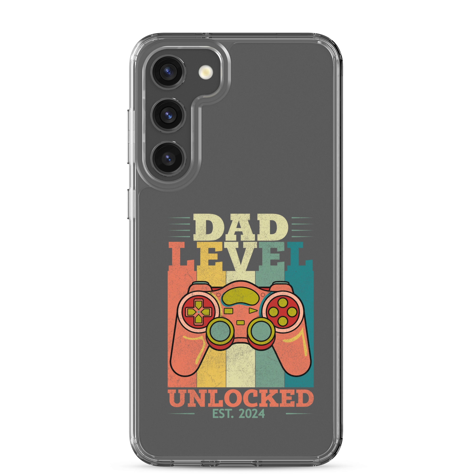 Dad Level Unlocked EST. 2024 Clear Case for Samsung®