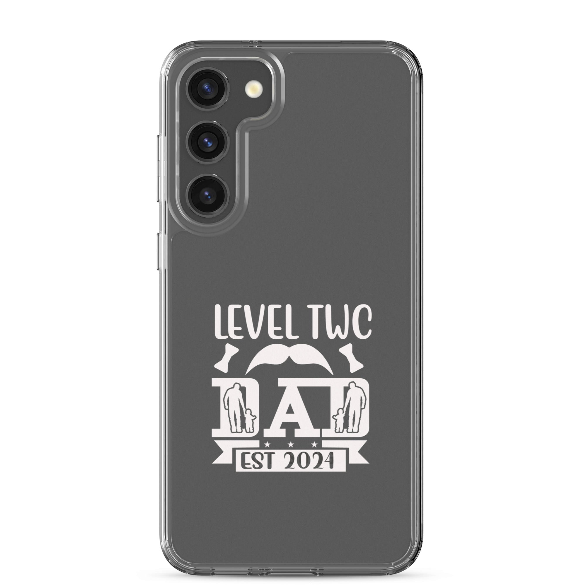 Level Two Dad Est. 2024 Clear Case for Samsung®