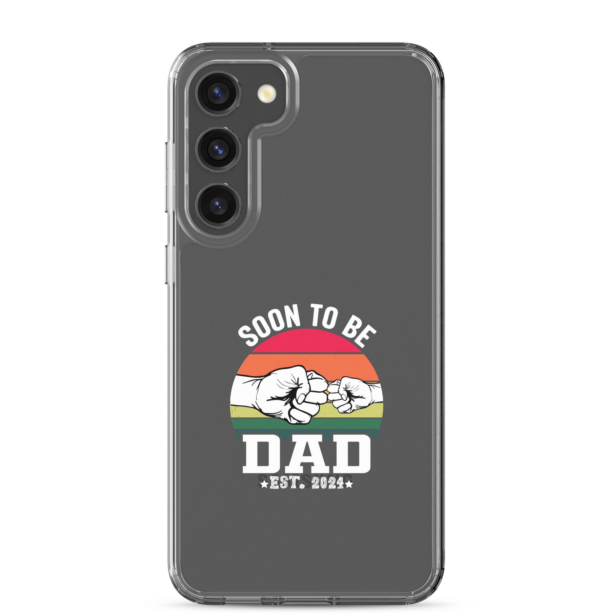 Soon To Be Dad Est. 2024 Clear Case for Samsung®