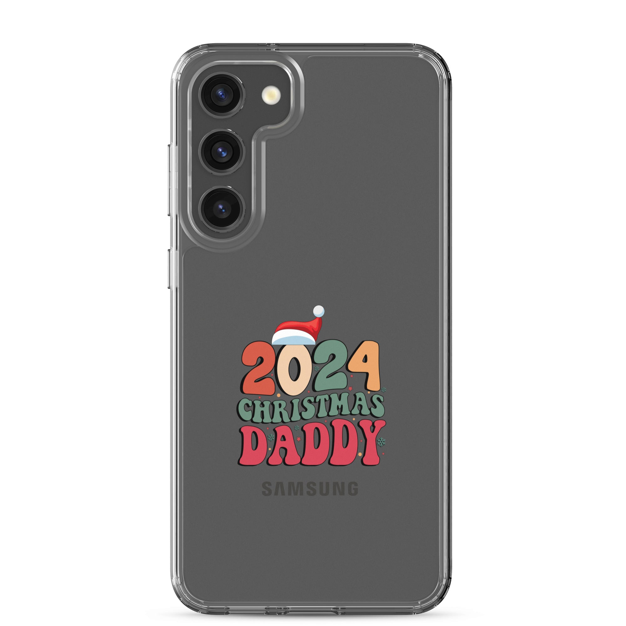 2024 Christmas Daddy Clear Case for Samsung®