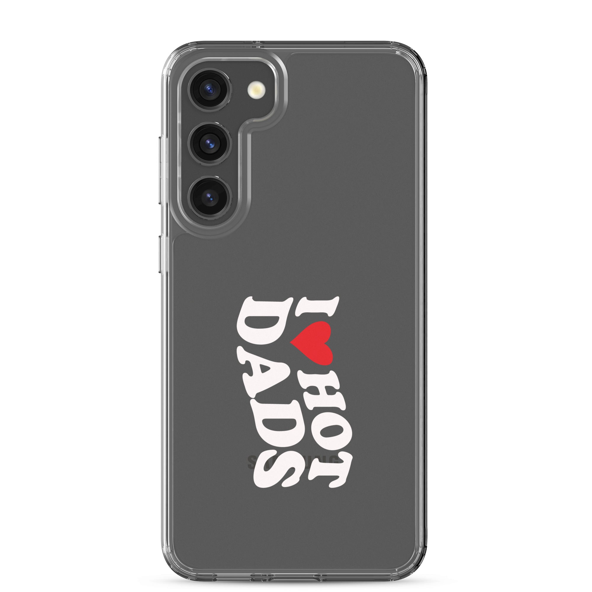 I Love Hot Dads Clear Case for Samsung®