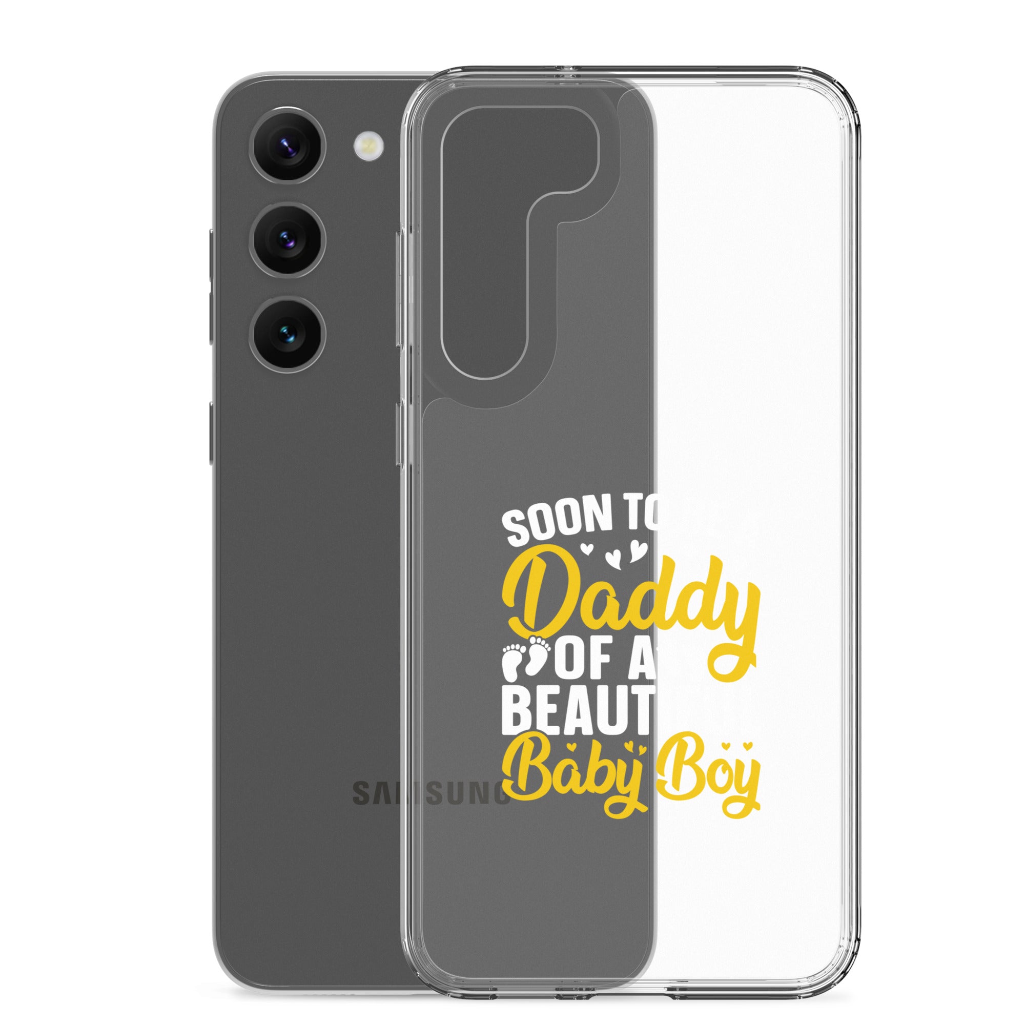 Soon To Be A Daddy For Boy Clear Case for Samsung®