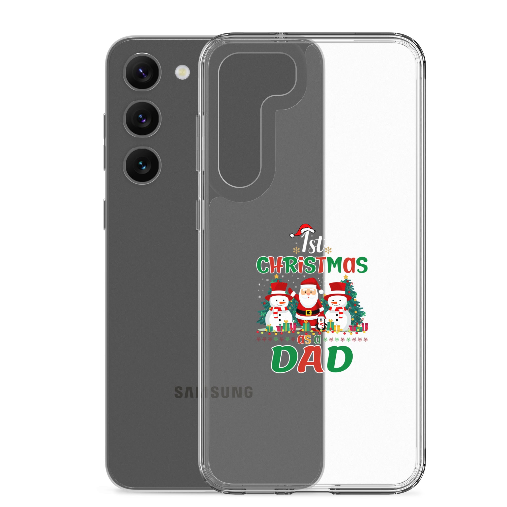 1st Christmas Dad Clear Case for Samsung®