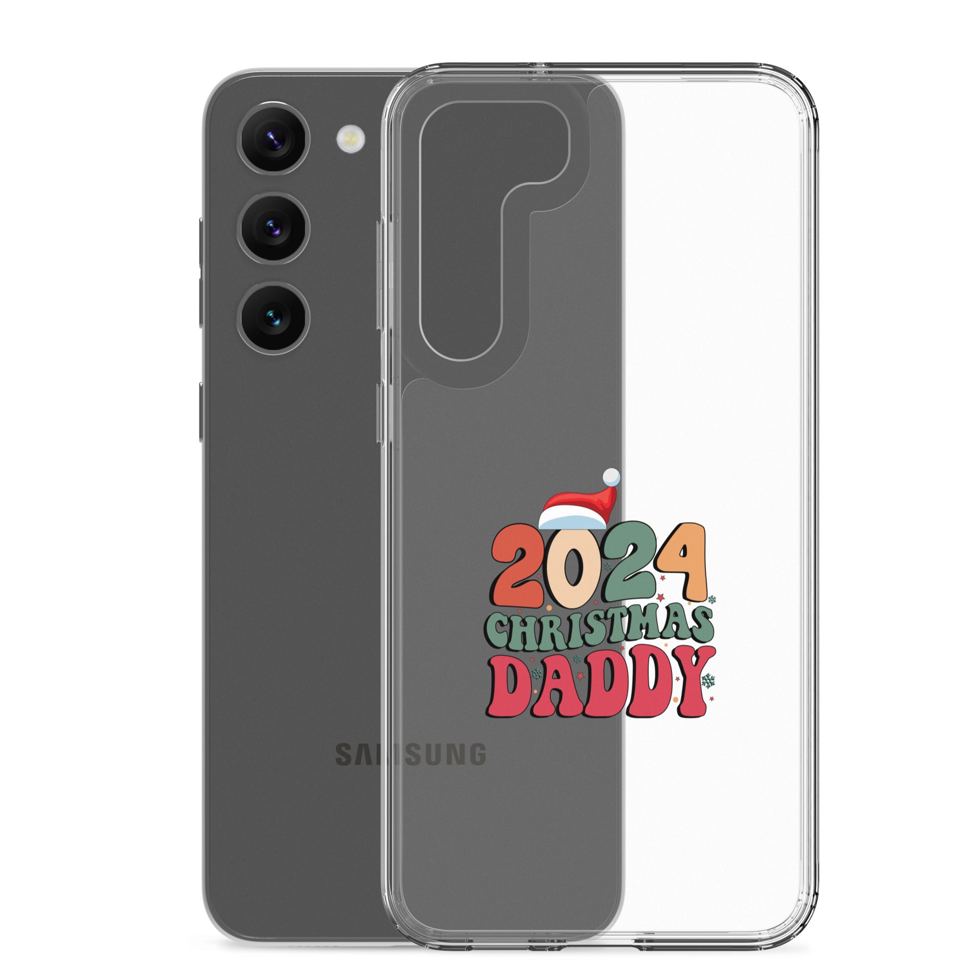 2024 Christmas Daddy Clear Case for Samsung®