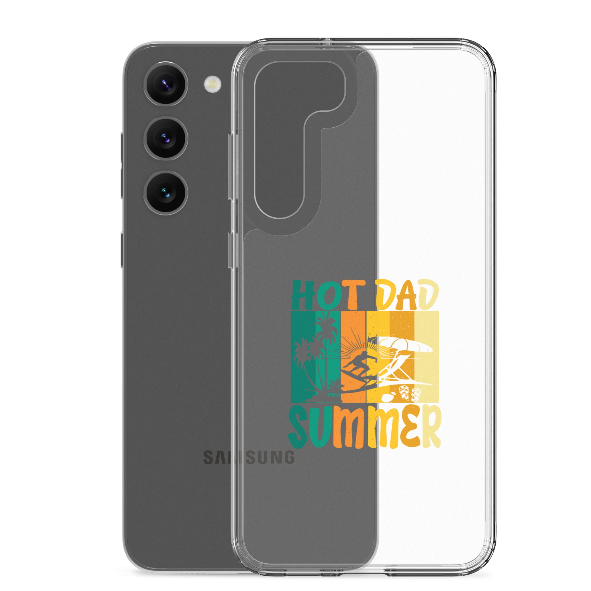 Hot Dad Summer Clear Case for Samsung®