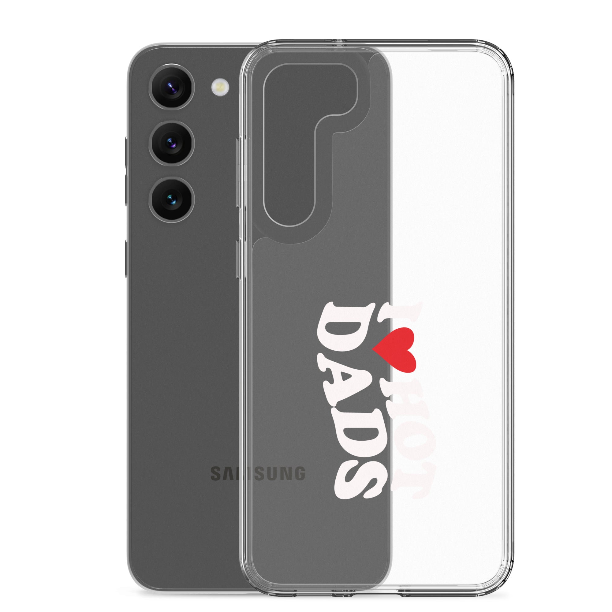 I Love Hot Dads Clear Case for Samsung®