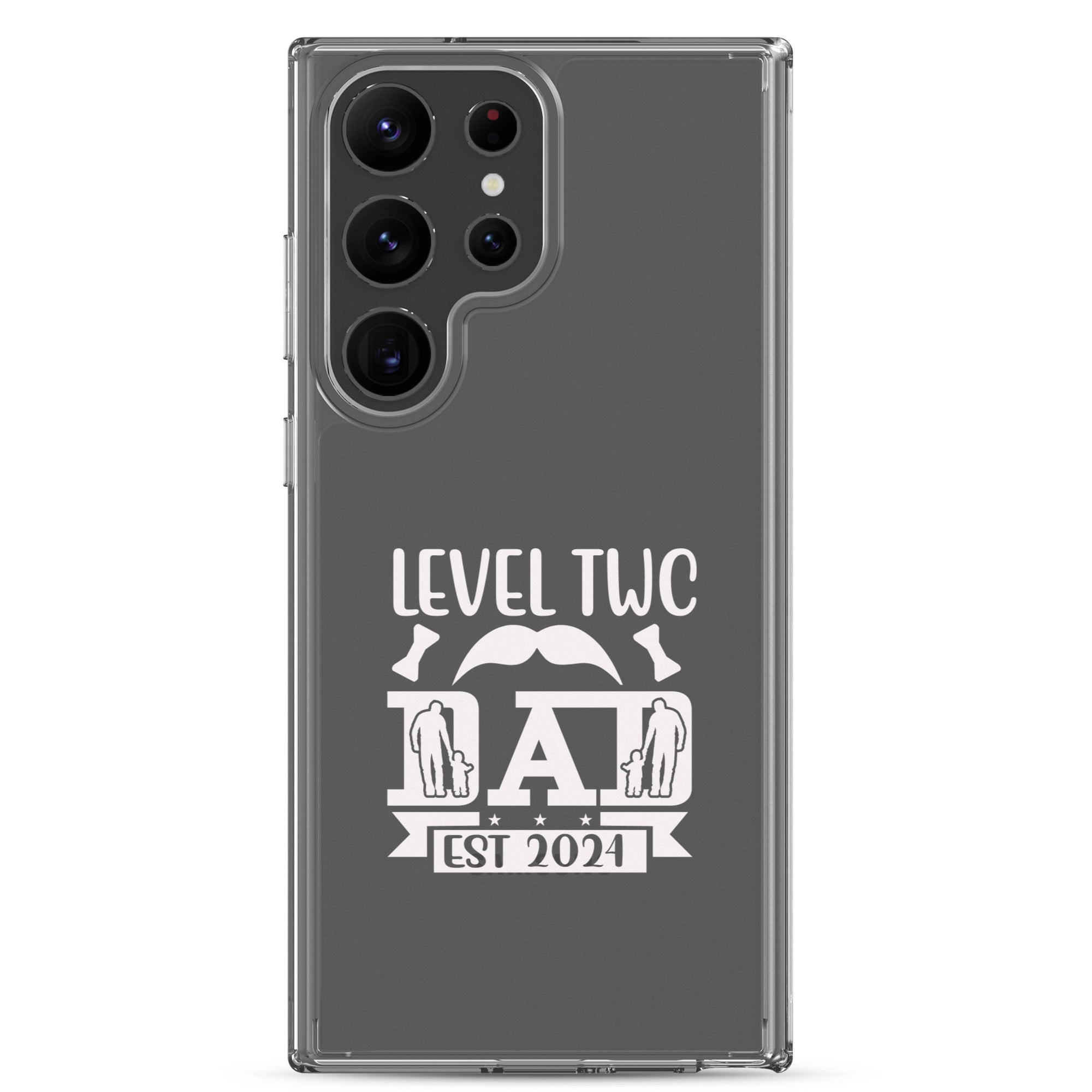 Level Two Dad Est. 2024 Clear Case for Samsung®