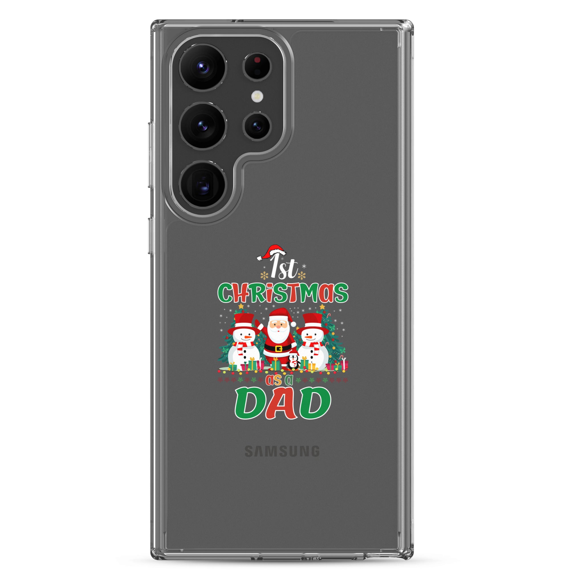 1st Christmas Dad Clear Case for Samsung®