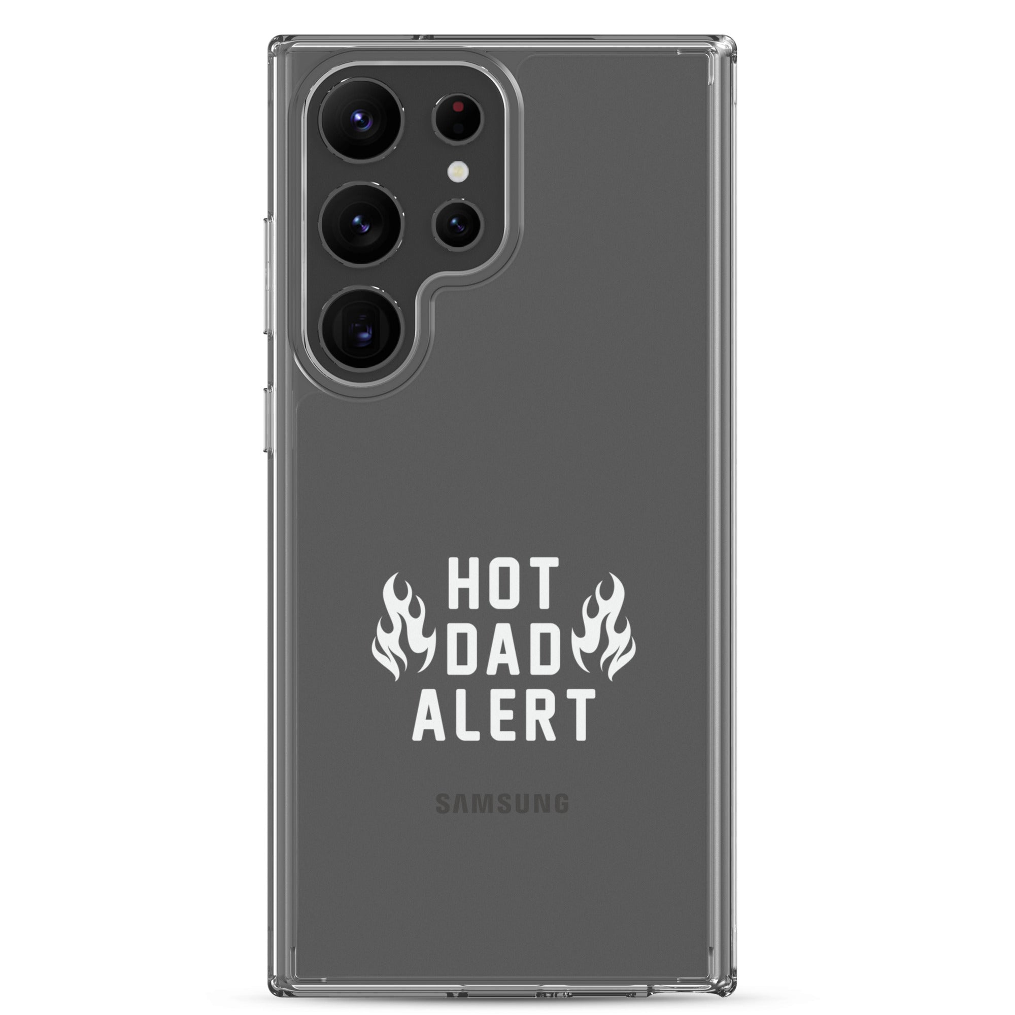 Hot Dad Alert Clear Case for Samsung®