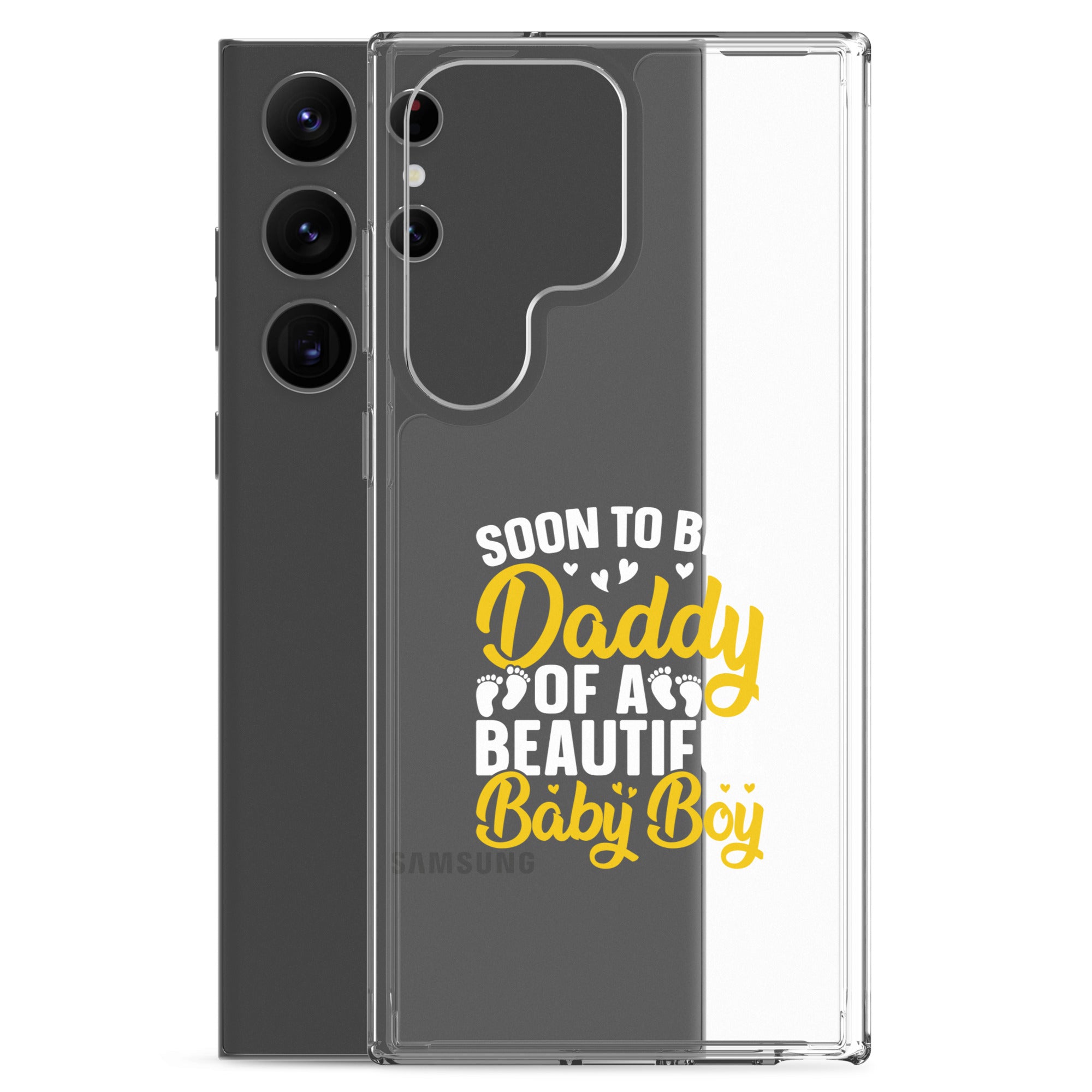 Soon To Be A Daddy For Boy Clear Case for Samsung®