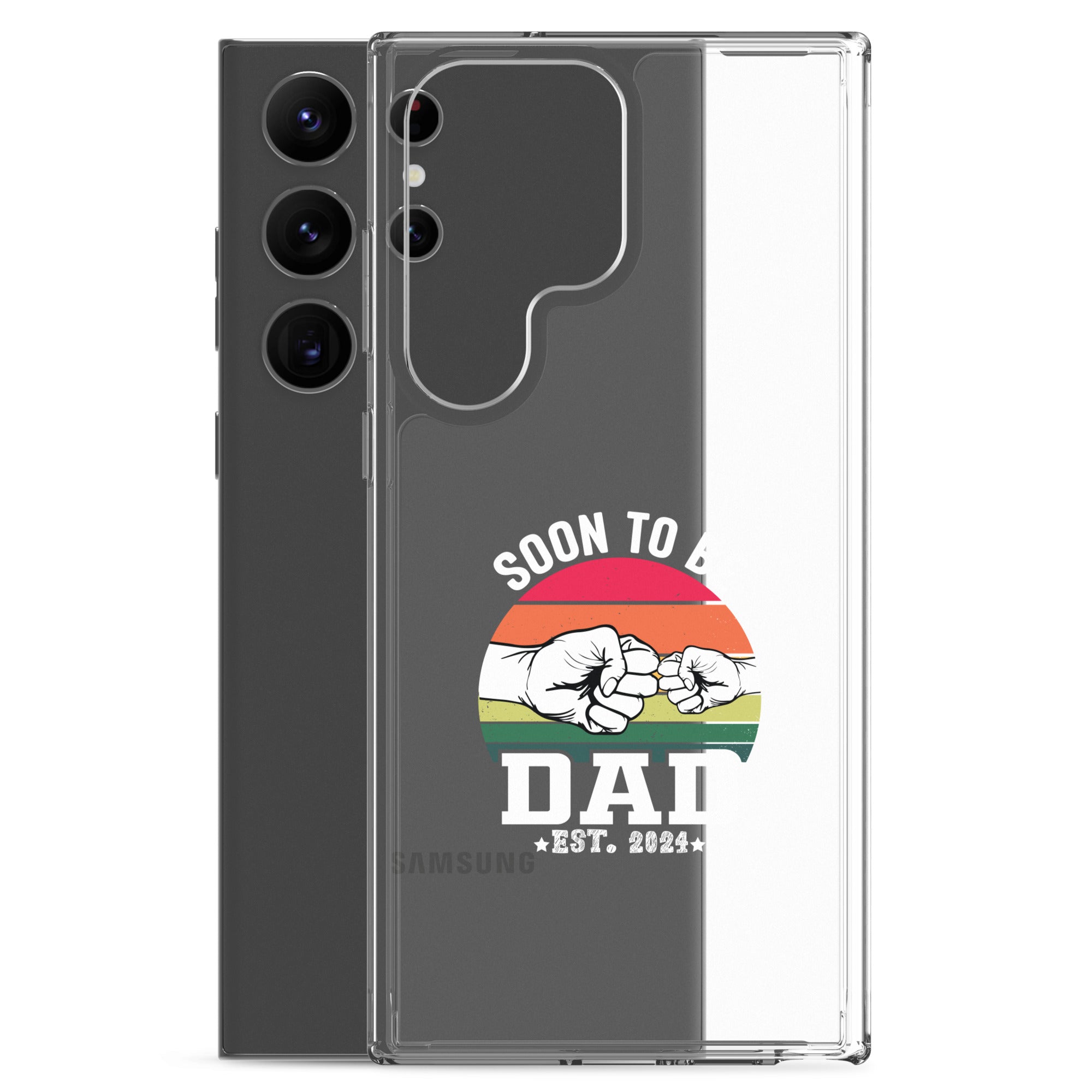 Soon To Be Dad Est. 2024 Clear Case for Samsung®