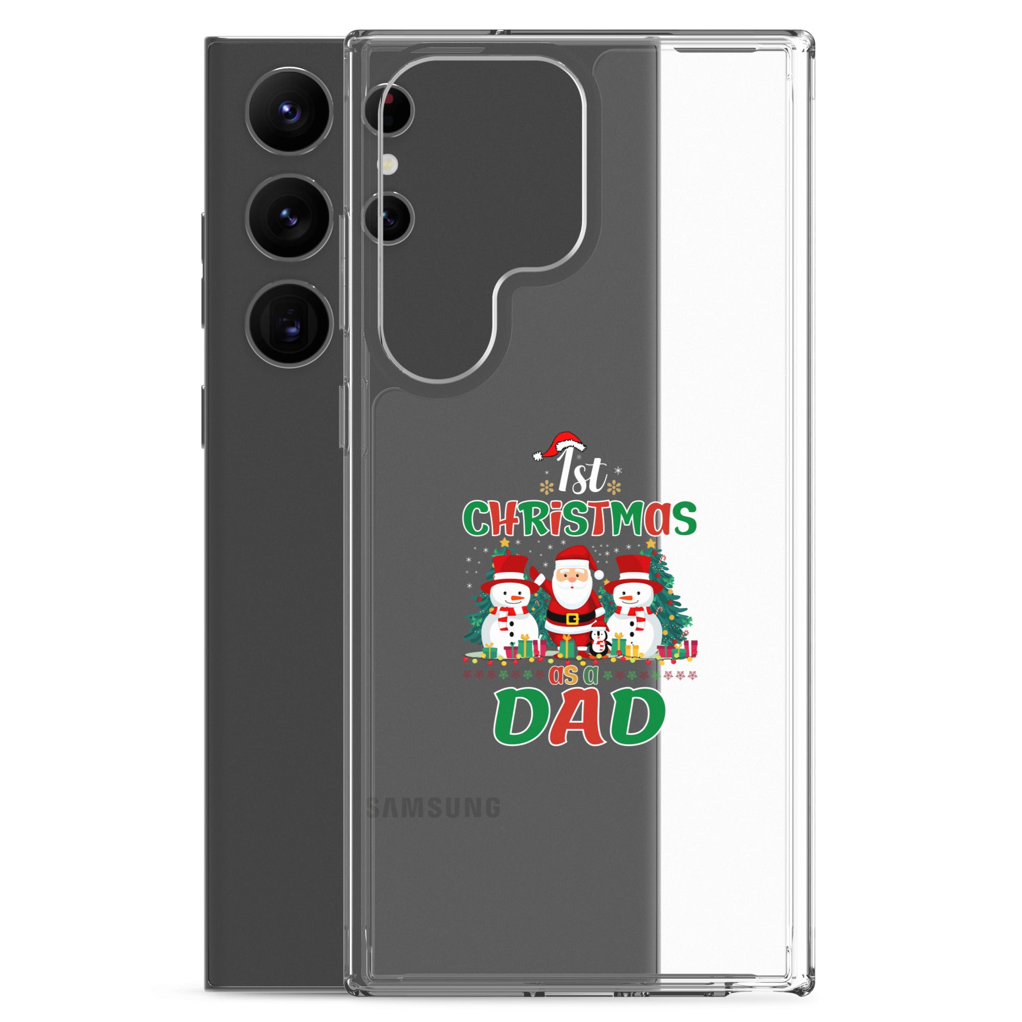 1st Christmas Dad Clear Case for Samsung®