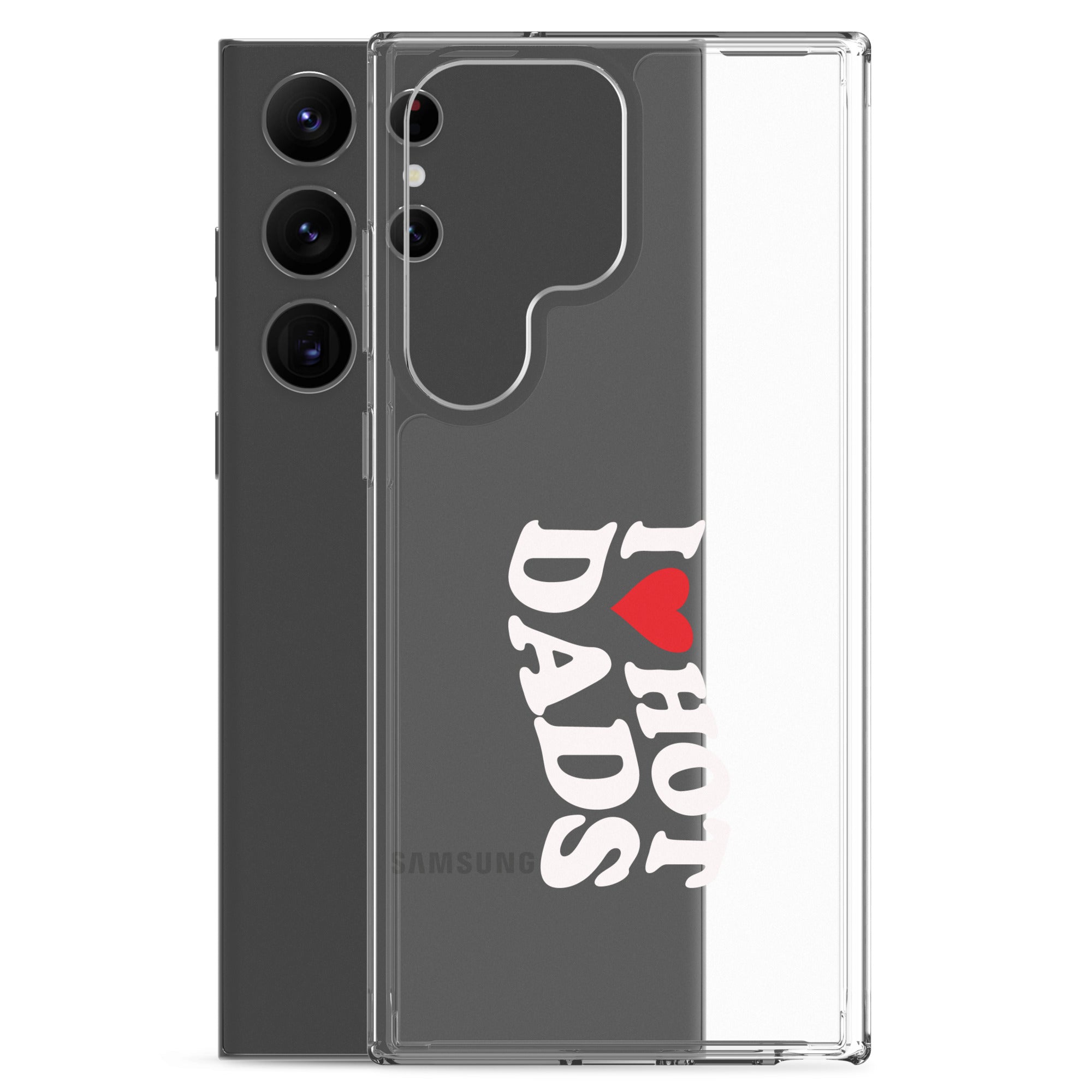 I Love Hot Dads Clear Case for Samsung®