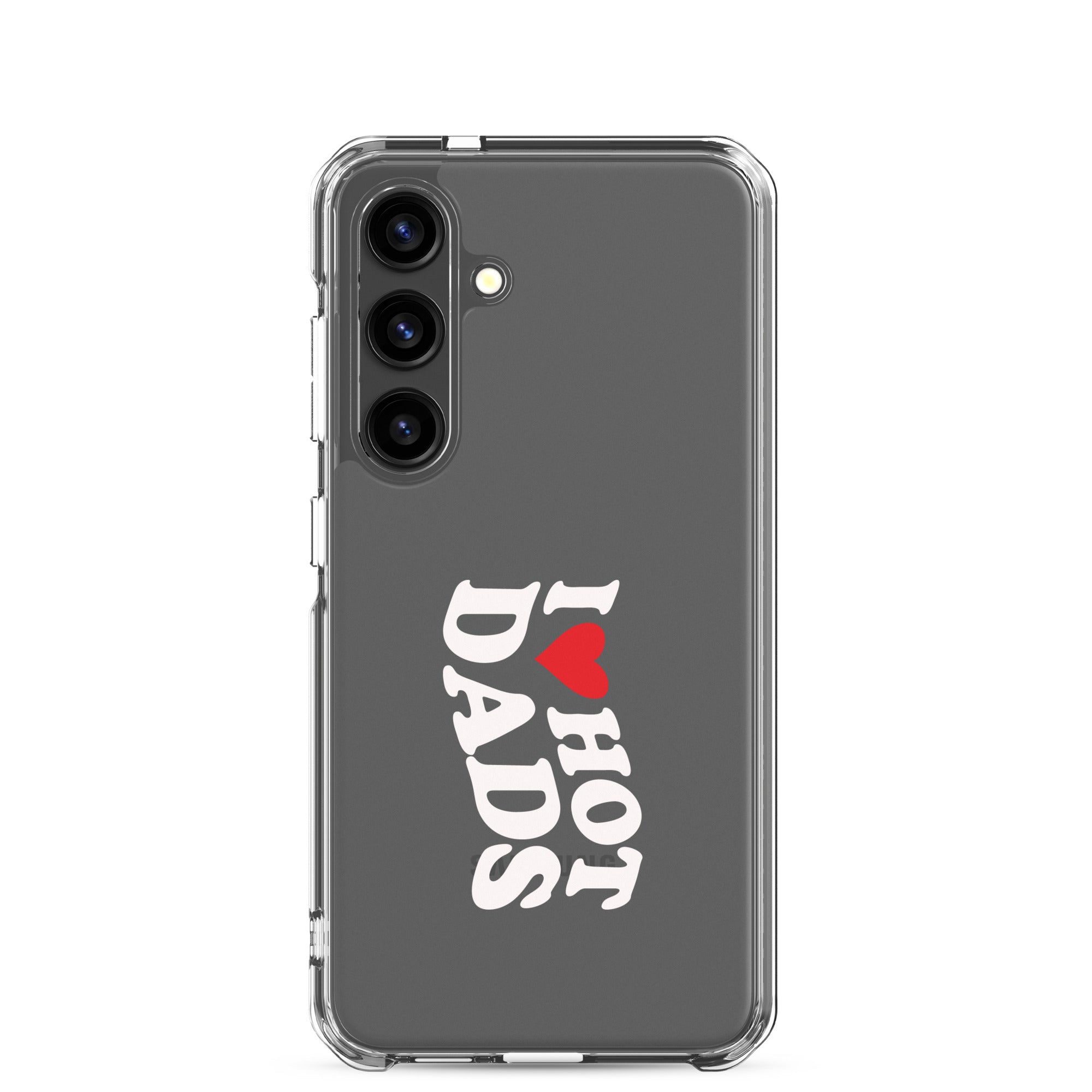 I Love Hot Dads Clear Case for Samsung®