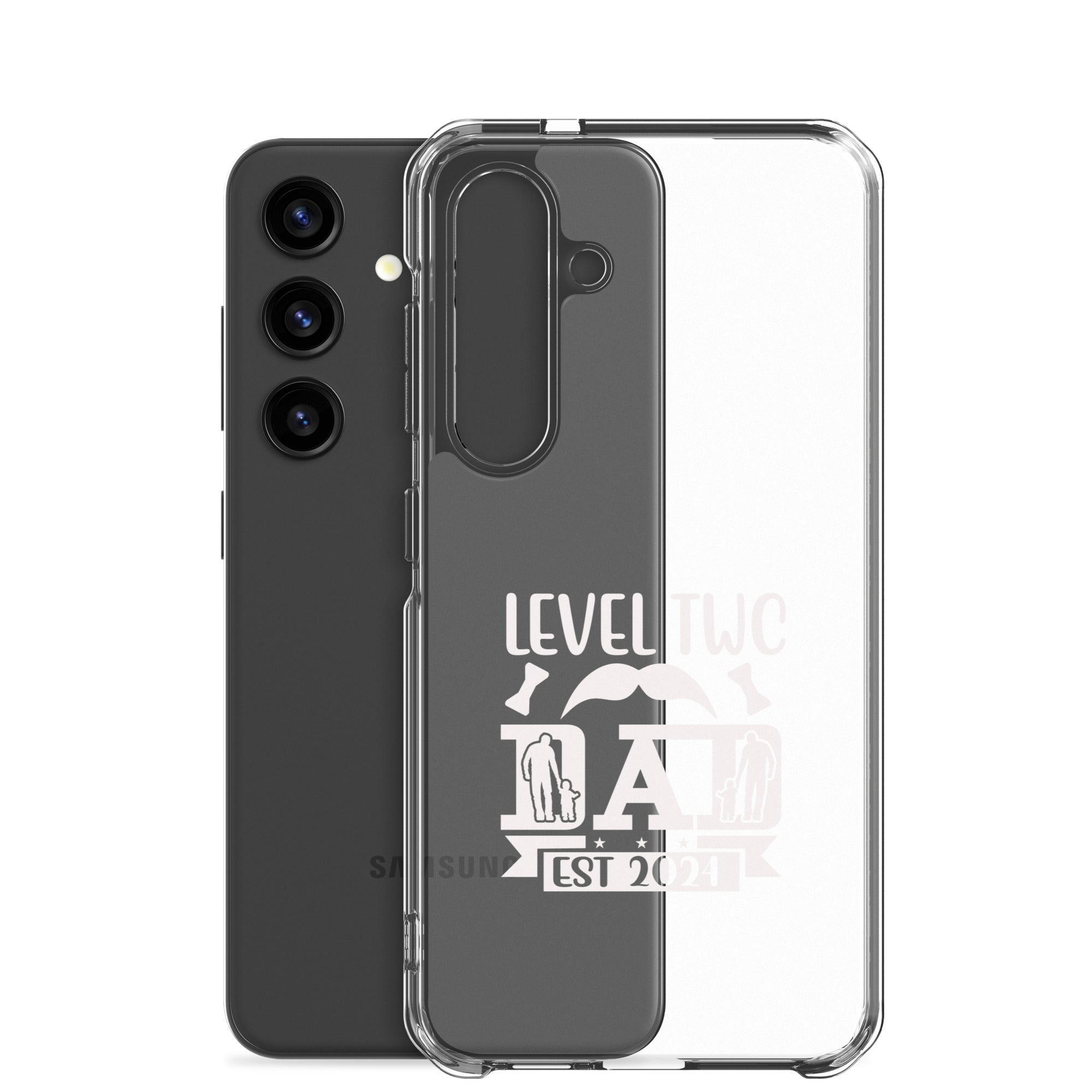 Level Two Dad Est. 2024 Clear Case for Samsung®